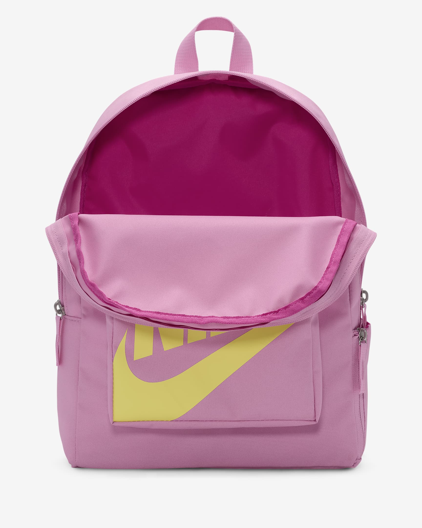 Nike Classic Kids' Backpack (16L) - Pink Rise/Pink Rise/Light Laser Orange