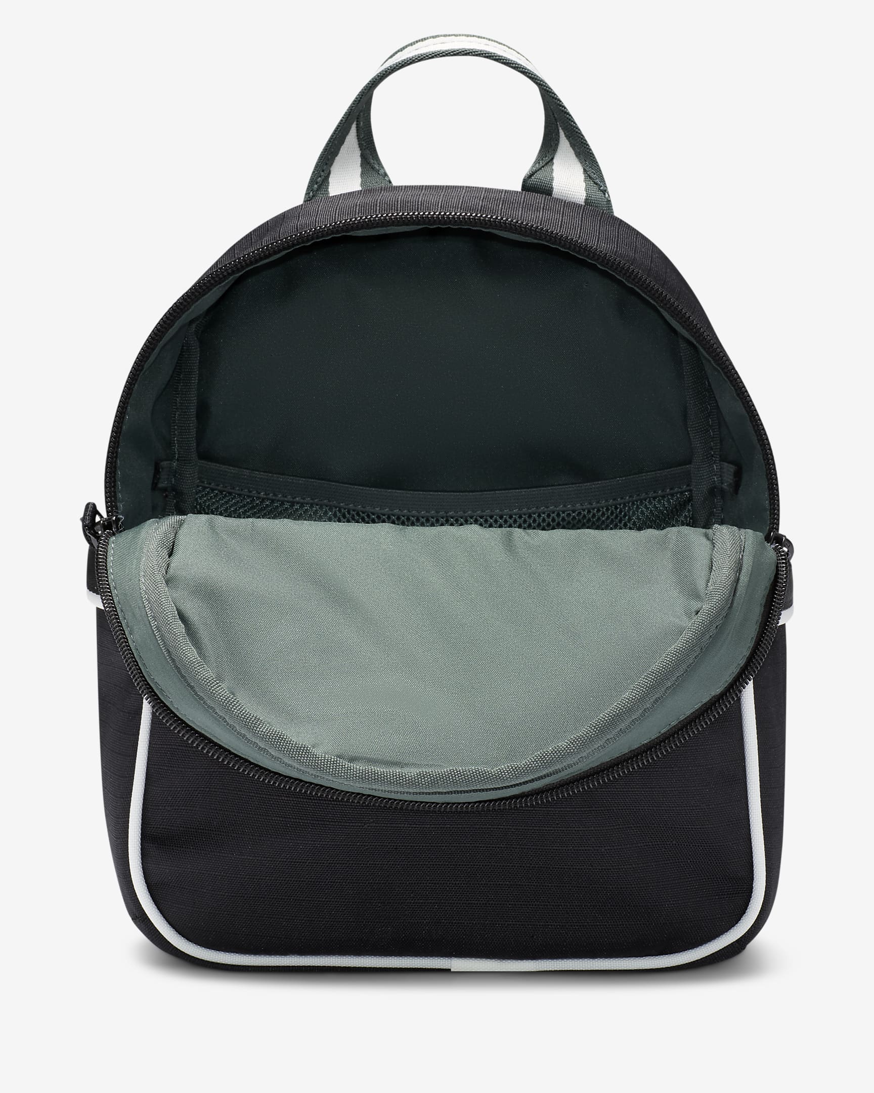 Nike Sportswear Futura 365 Mini Backpack (6L) - Black/Sail/Stadium Green