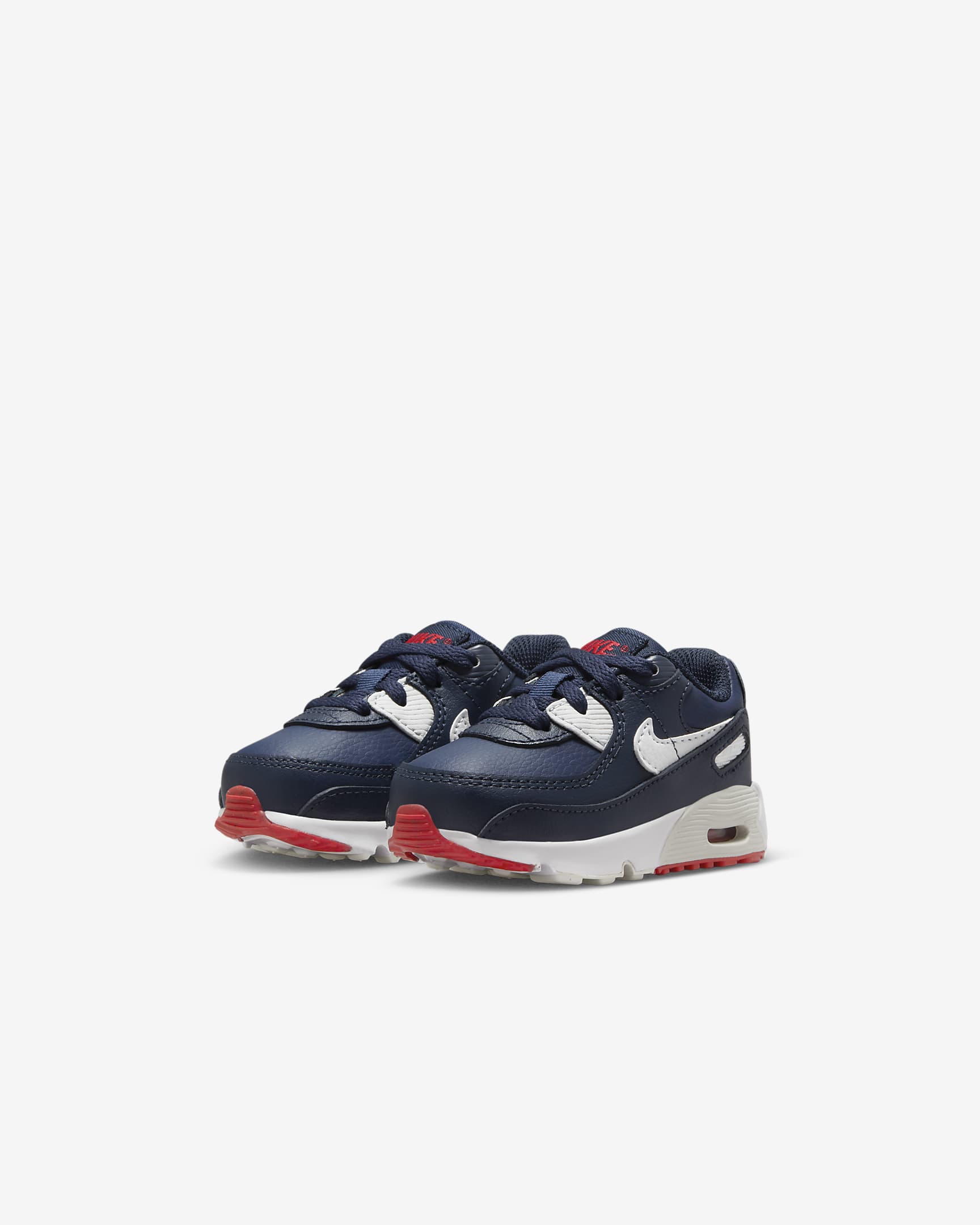 Nike Air Max 90 LTR Baby/Toddler Shoes - Obsidian/Midnight Navy/Track Red/White