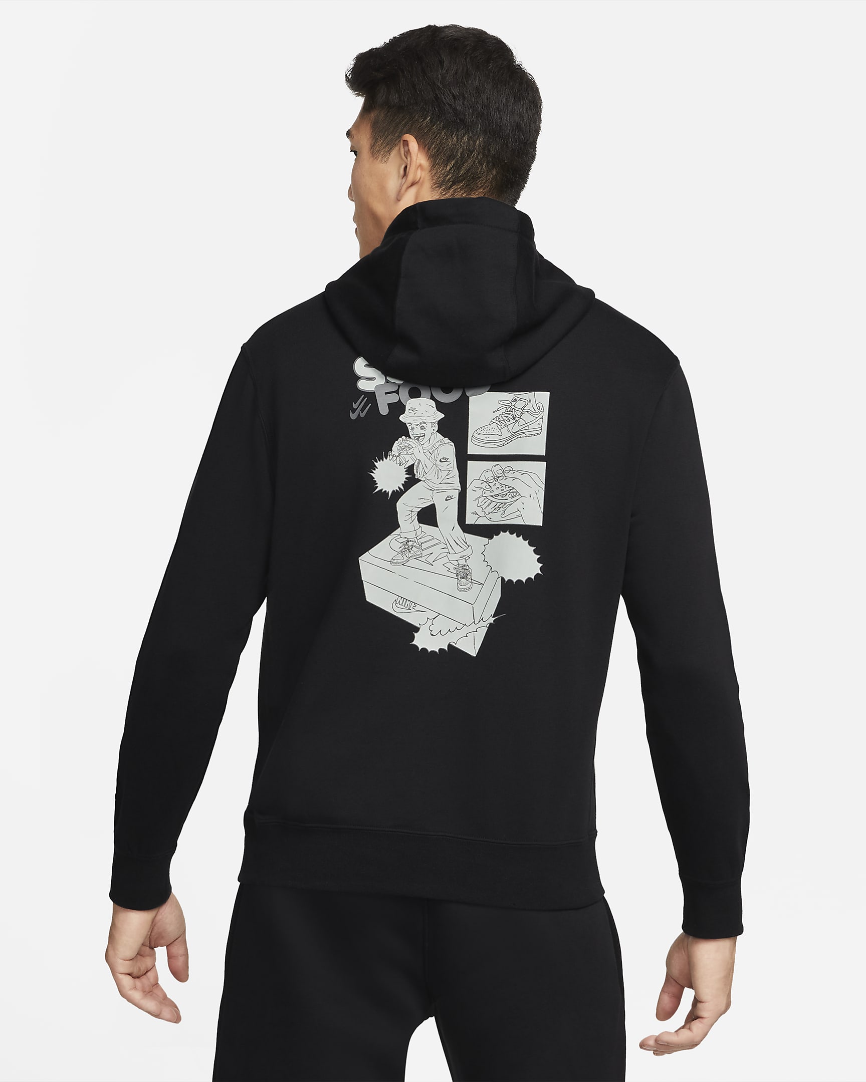 Nike Sportswear Men's French Terry Pullover Hoodie. Nike ID