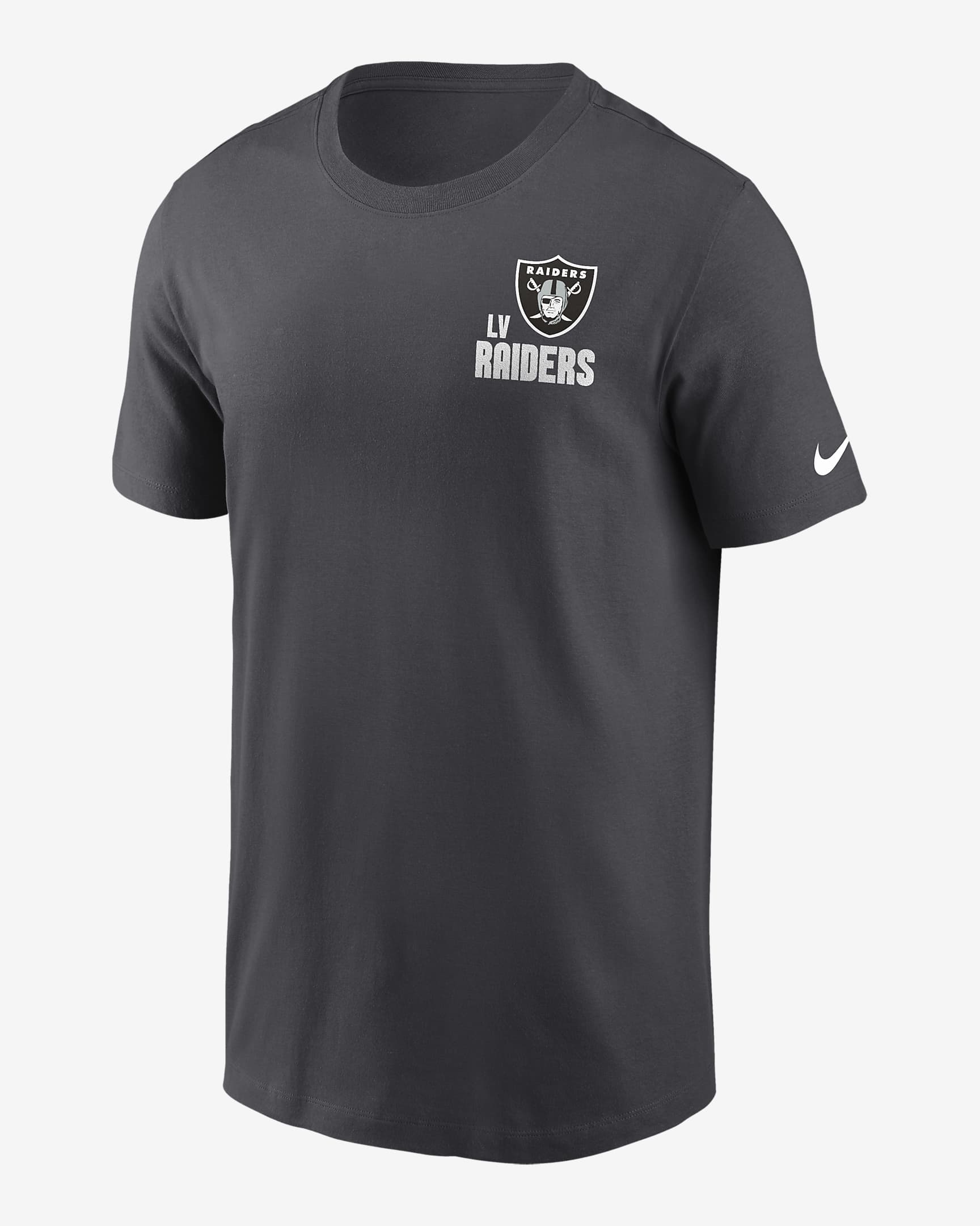 Playera Nike de la NFL para hombre Las Vegas Raiders Blitz Team ...