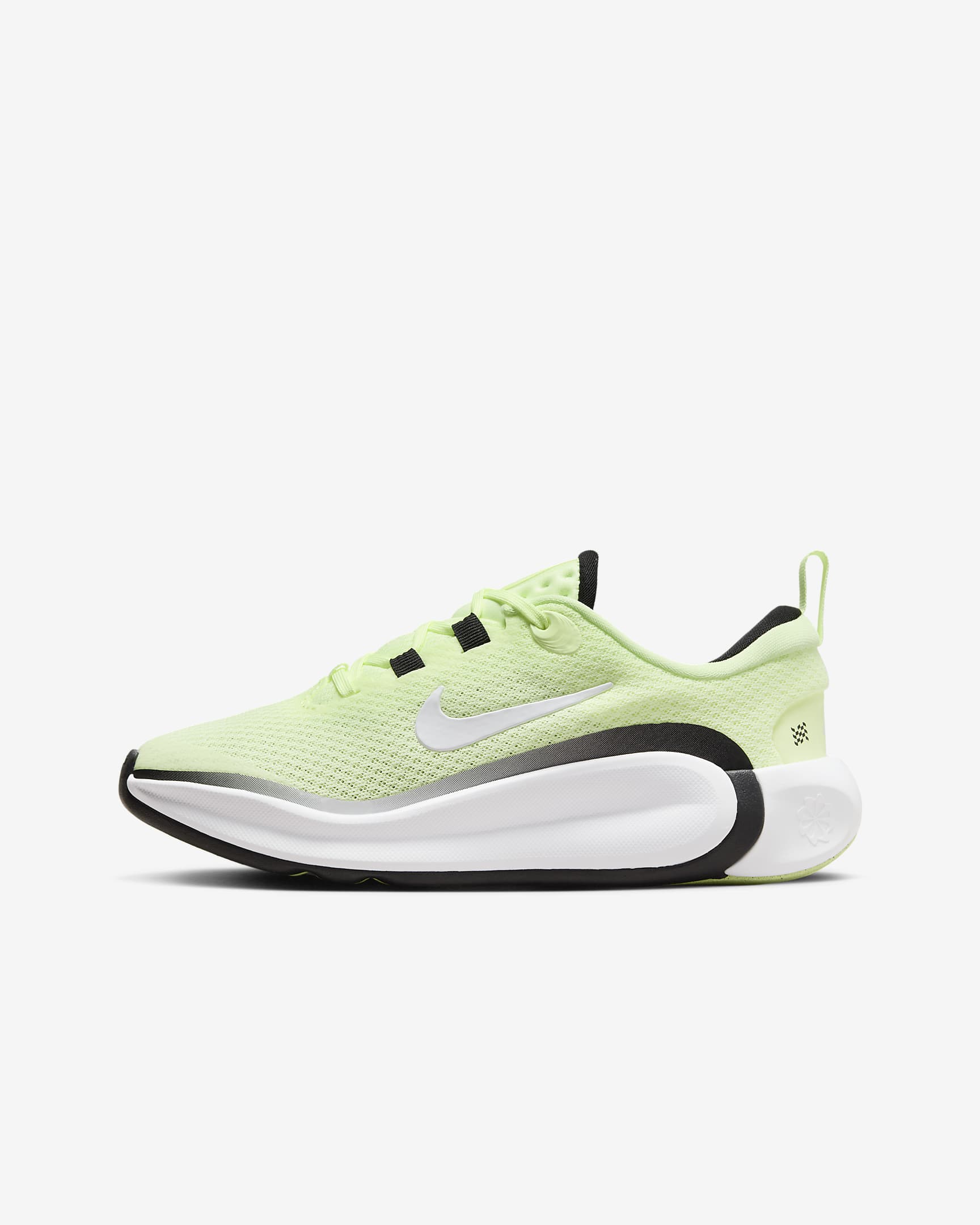 Nike Infinity Flow 大童跑鞋 - Barely Volt/黑色/白色