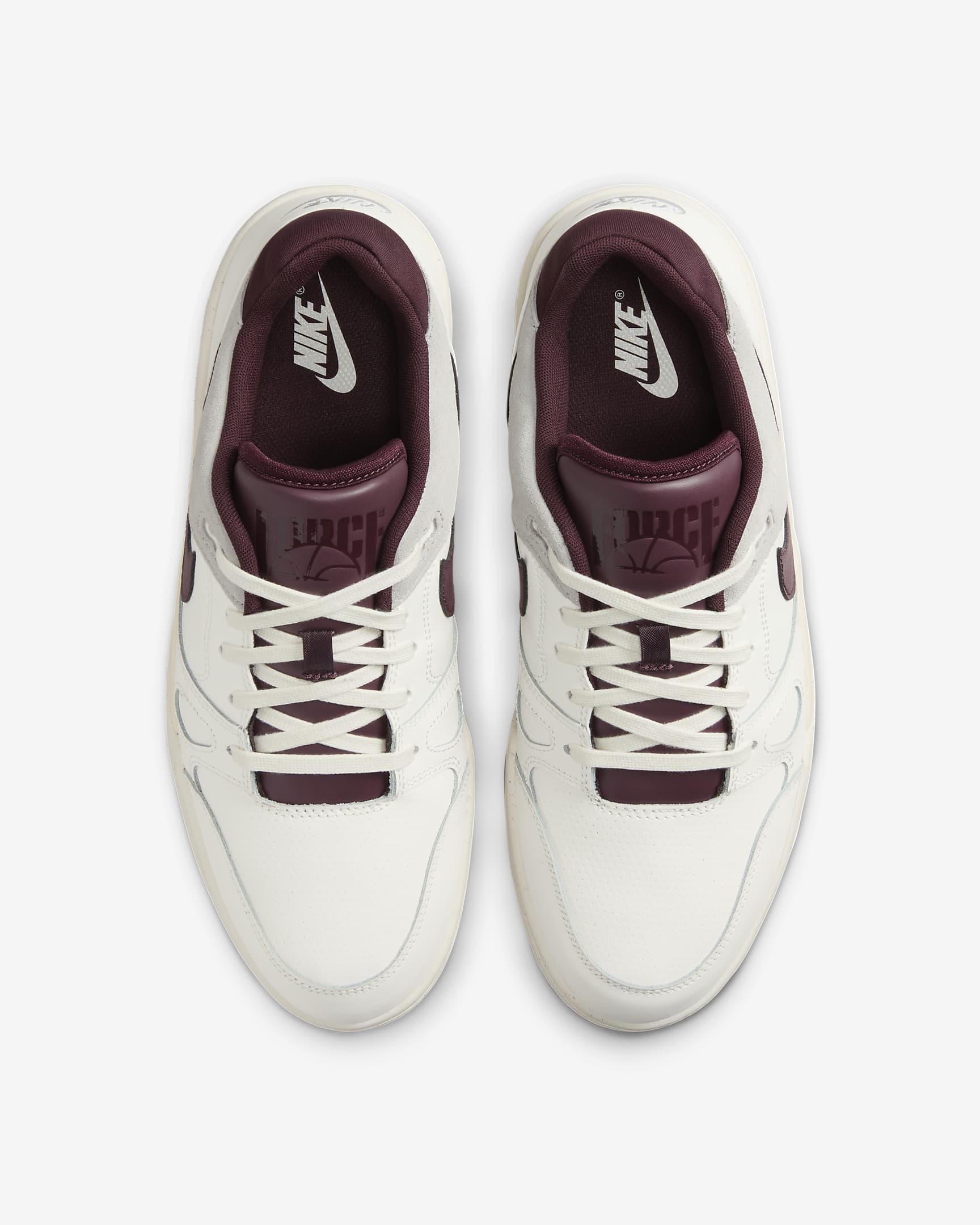 Scarpa Nike Full Force Low – Uomo - Sail/Light Smoke Grey/Coconut Milk/Burgundy Crush