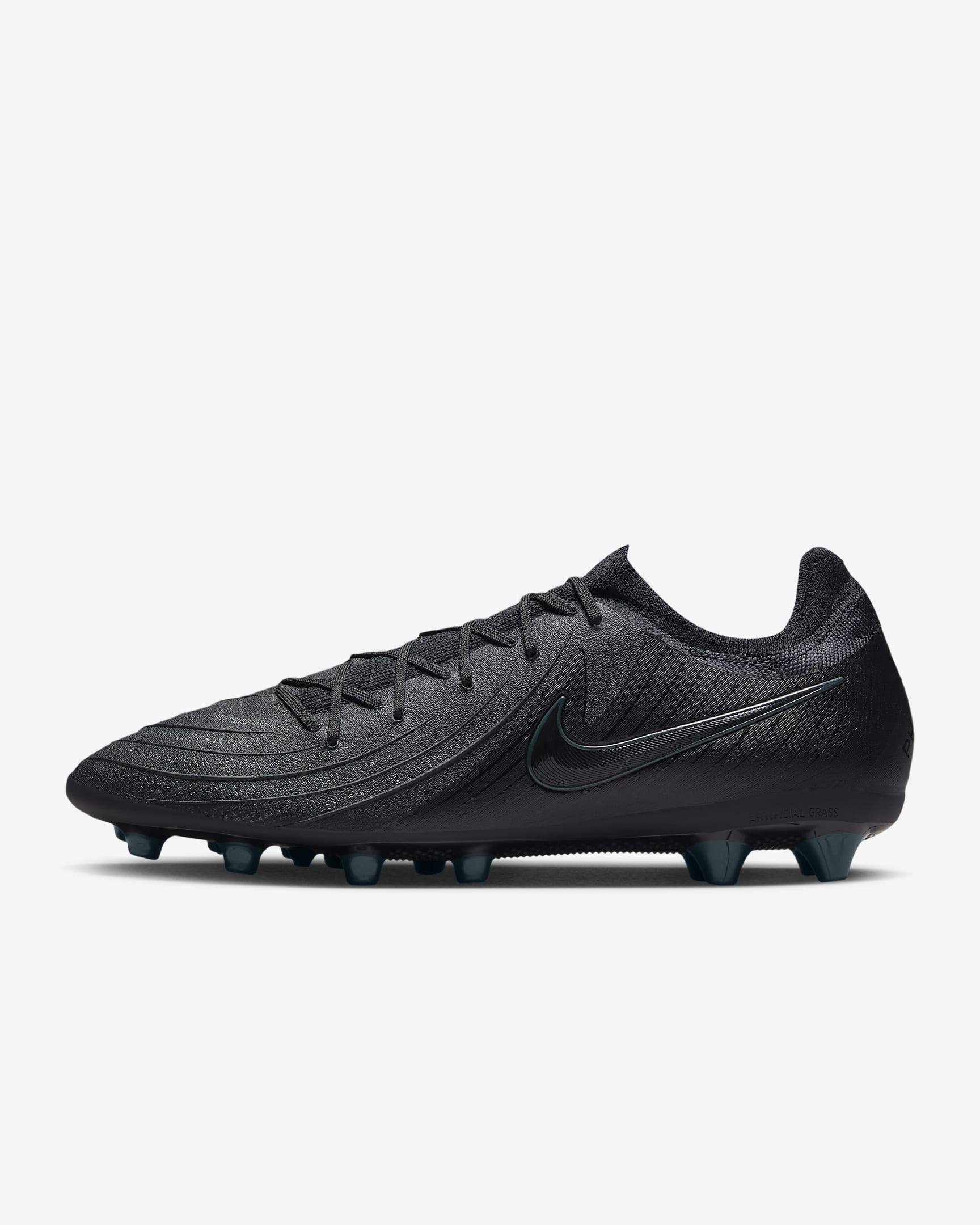 Chuteiras de futebol de cano baixo AG Nike Phantom GX 2 Pro - Preto/Deep Jungle/Preto