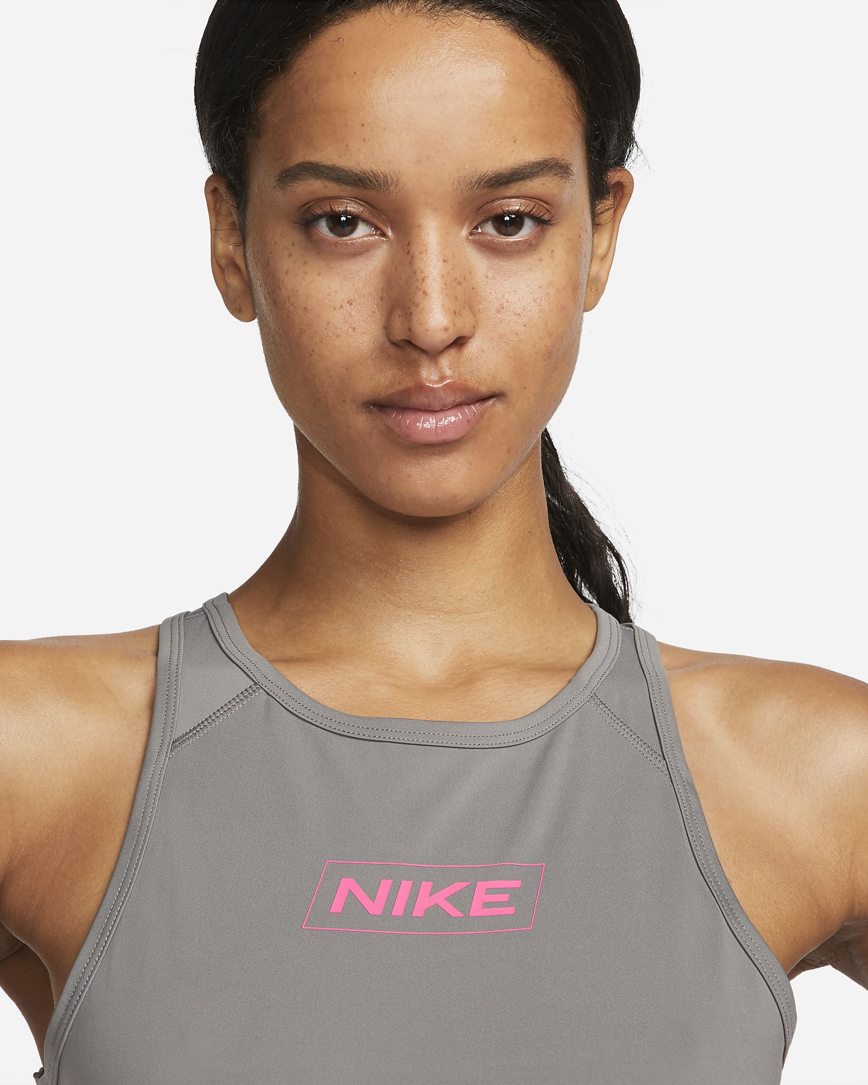 Nike Pro DriFIT Women's Graphic Crop Tank. Nike UK