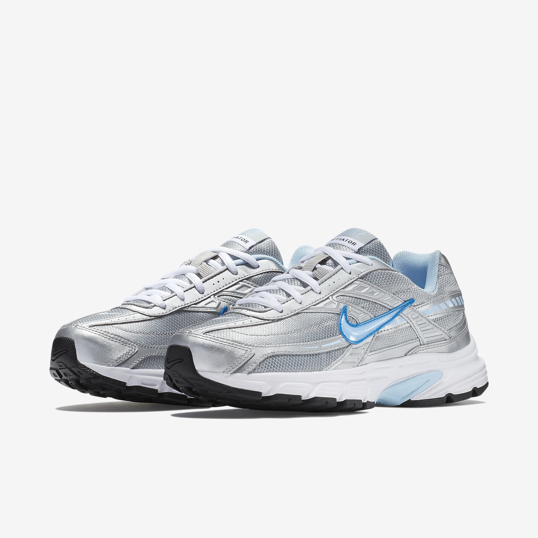 Chaussure Nike Initiator pour femme - Metallic Silver/Blanc/Cool Grey/Ice Blue