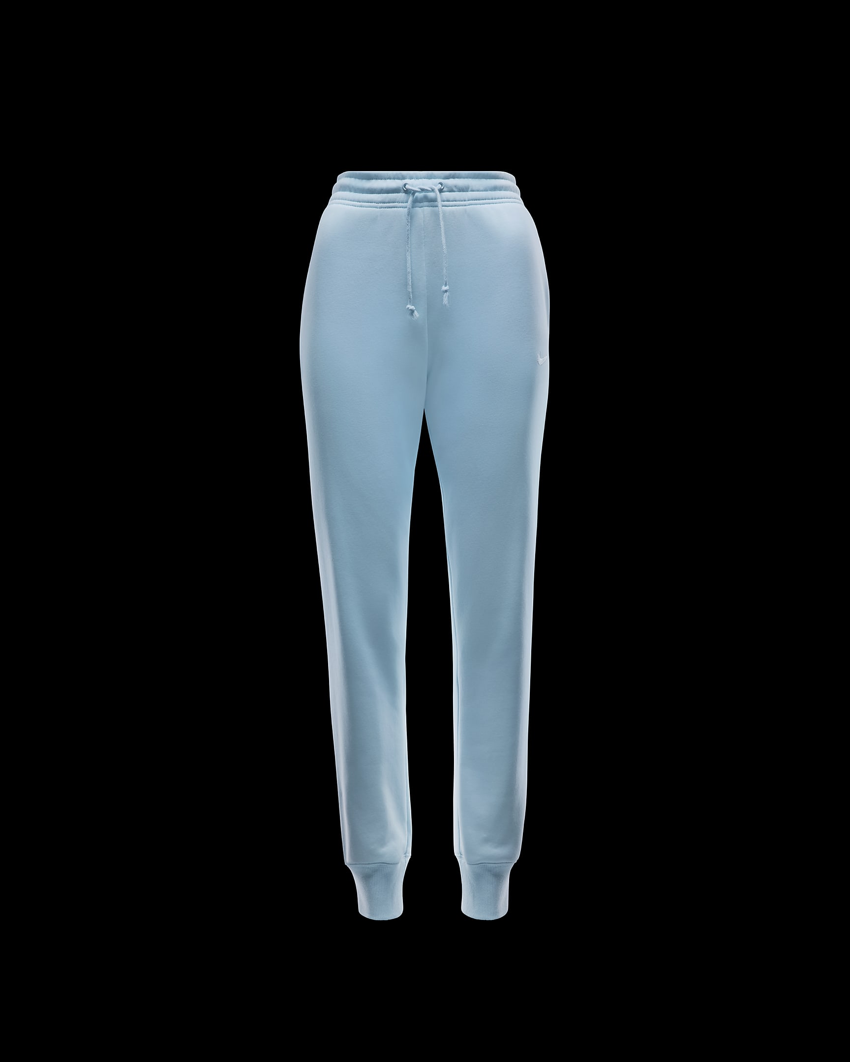 Pantaloni tuta a vita media Nike Sportswear Phoenix Fleece – Donna - Glacier Blue/Sail