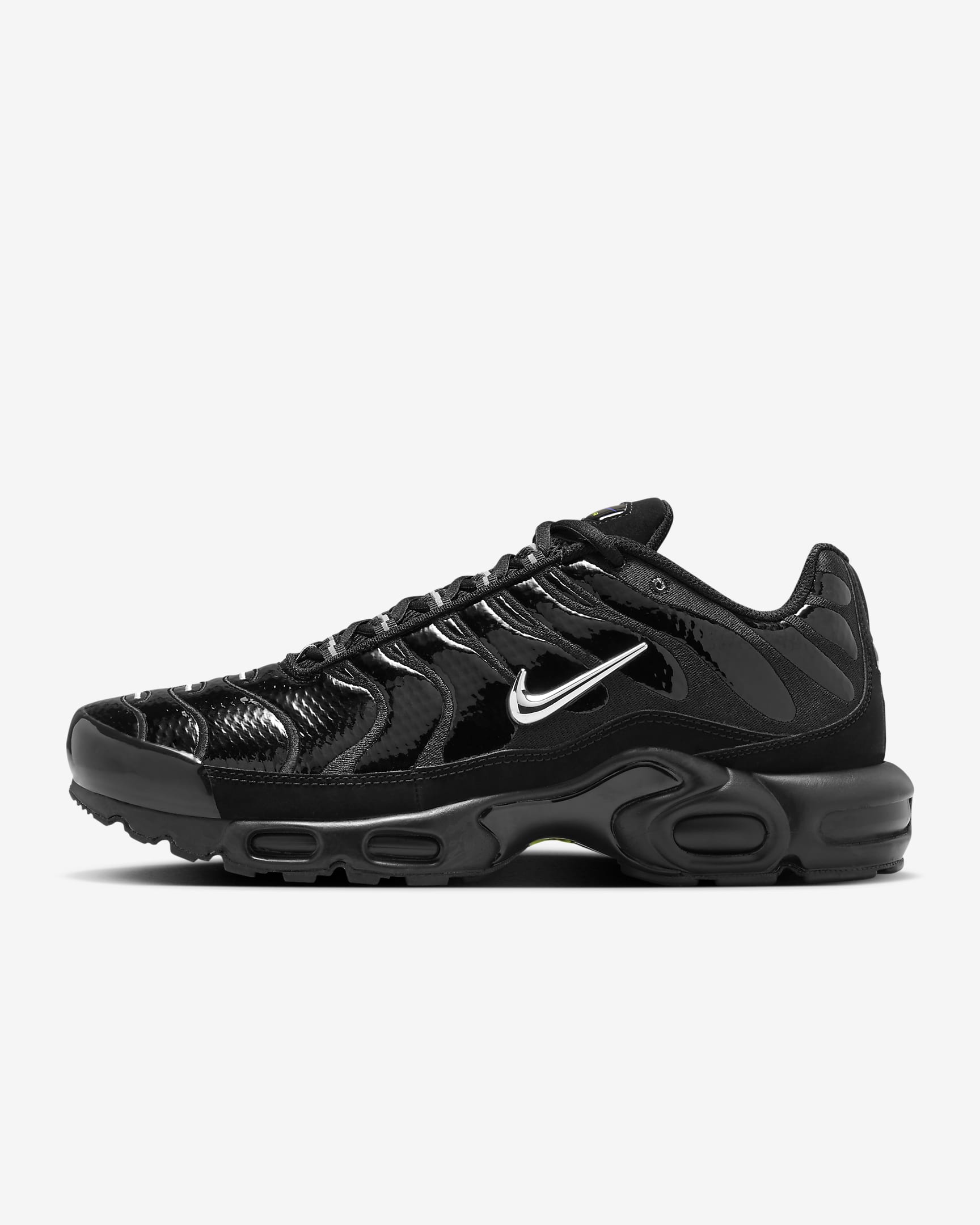 Sapatilhas Nike Air Max Plus para homem - Preto/Volt/Concord/Prateado metalizado