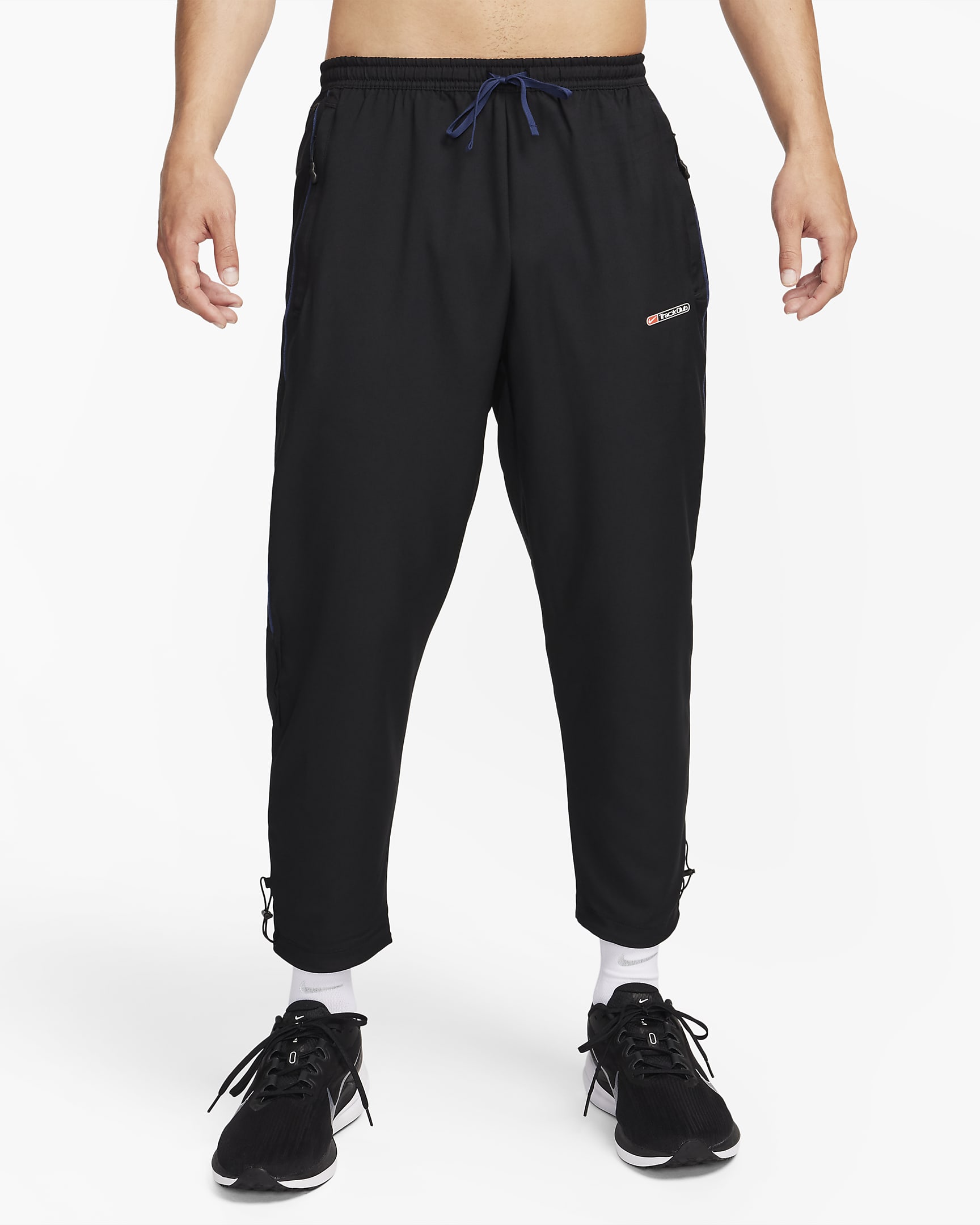 Nike Challenger Track Club Men's Dri-FIT Running Trousers - Black/Midnight Navy/Summit White