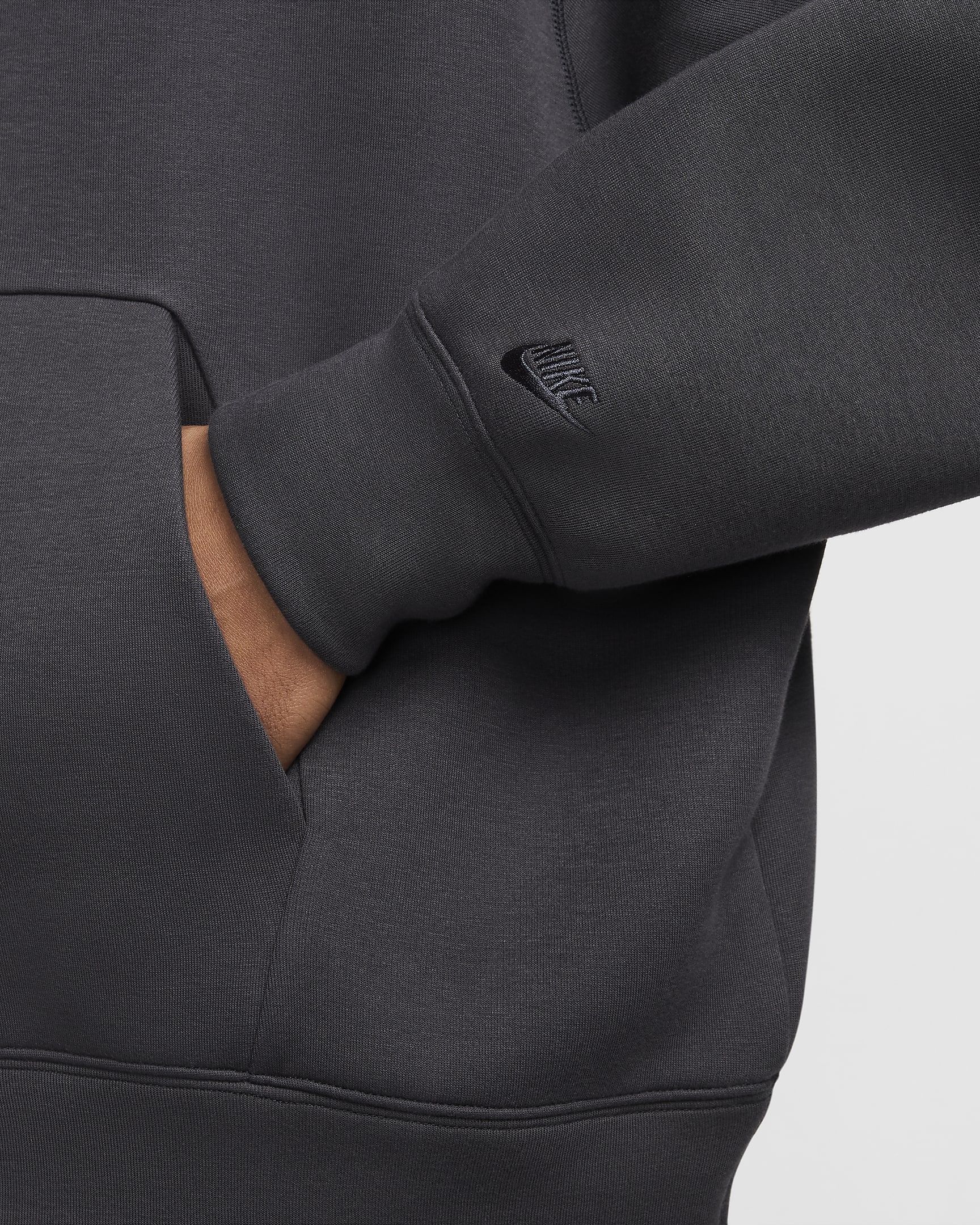 Nike Tech Reimagined Fleece-Hoodie (Herren) - Anthracite/Anthracite