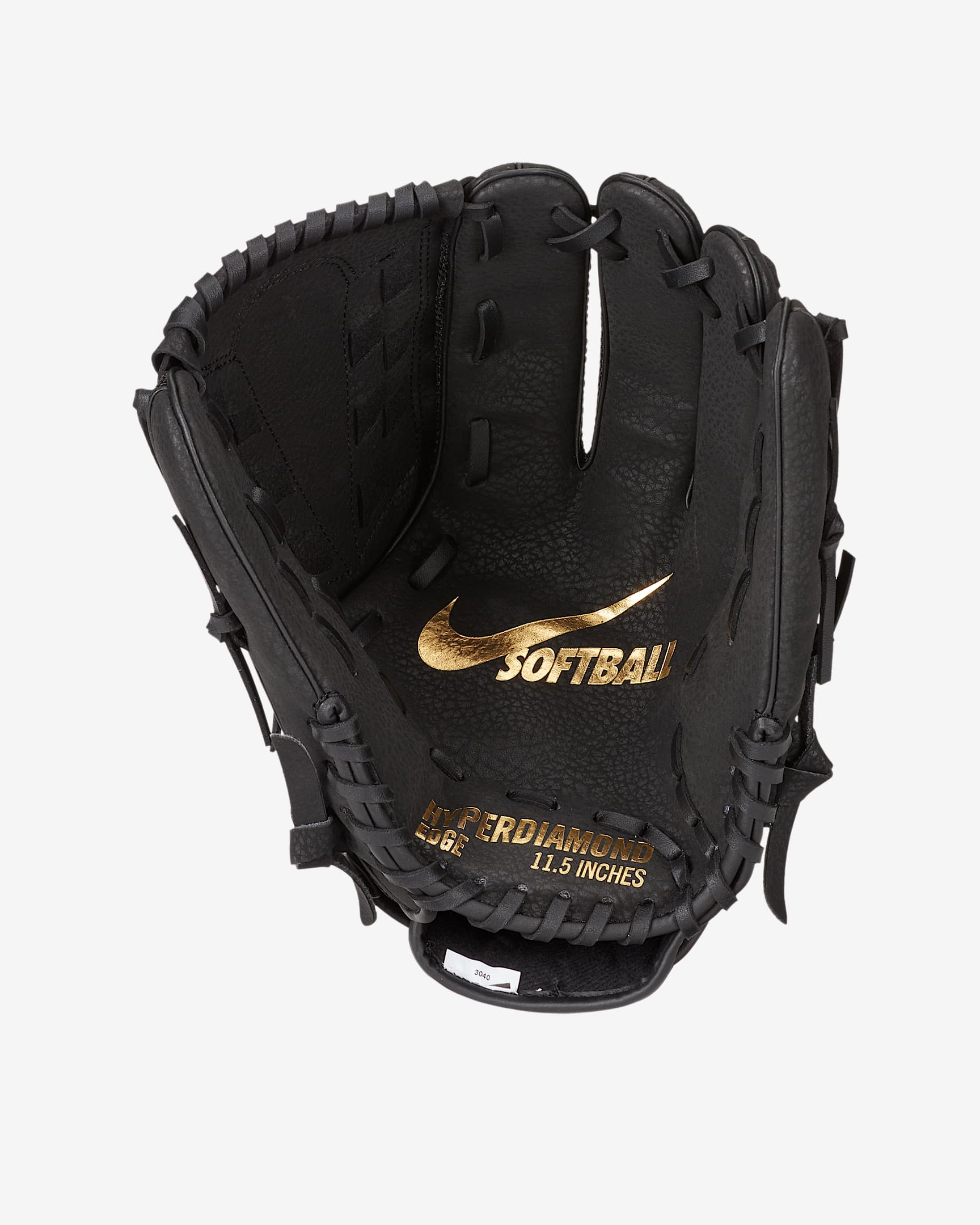 Nike Hyperdiamond Edge Kids' Softball Fielding Glove - Right Hand Throw - Black/Black