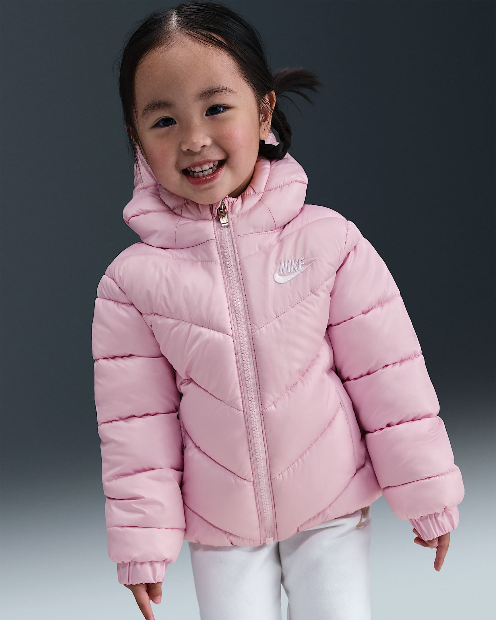 Nike Sportswear Toddler "All Day Play" Puffer Jacket - Pink Glaze