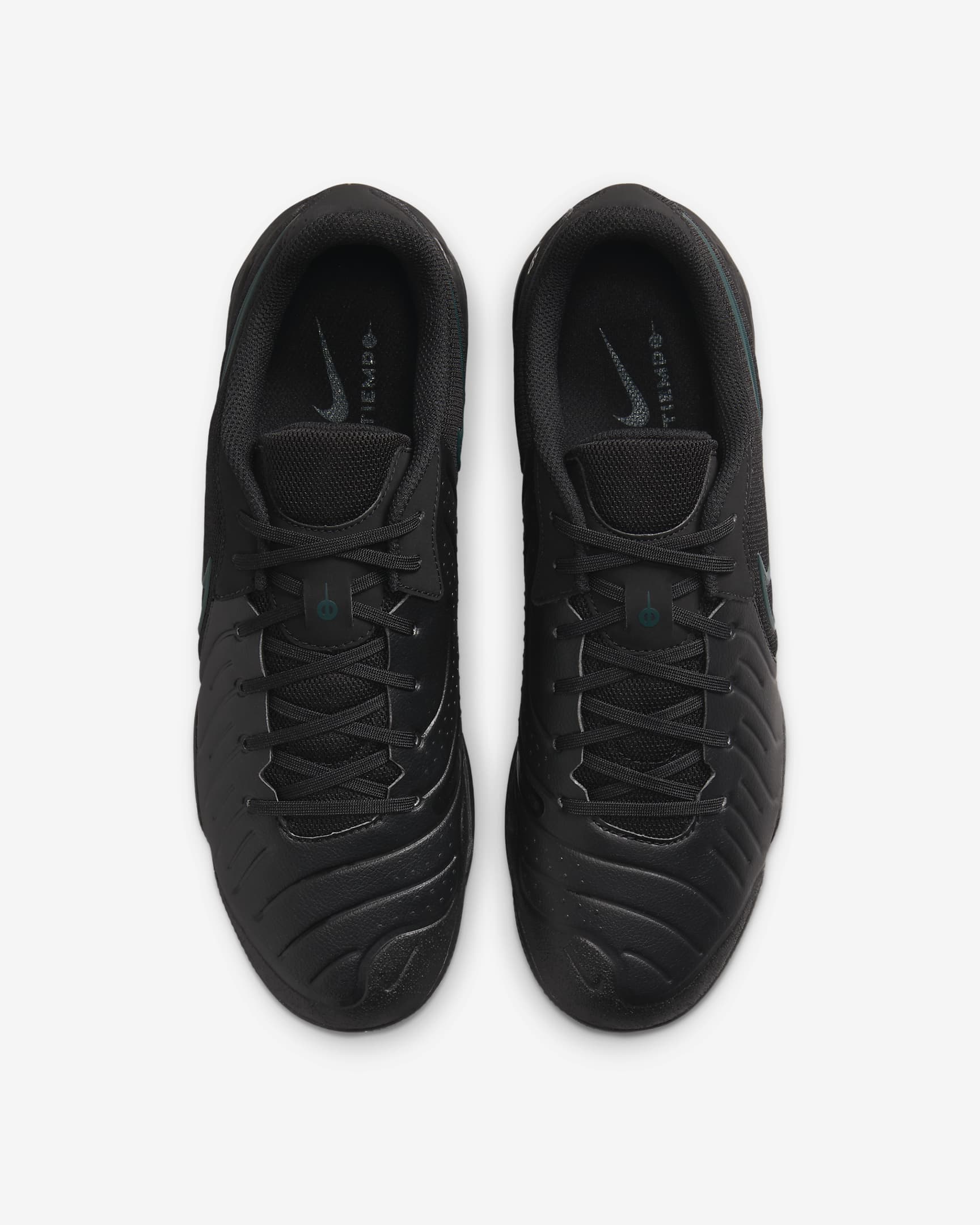 Chaussure de foot en salle basse Nike Tiempo Legend 10 Academy - Noir/Deep Jungle/Noir