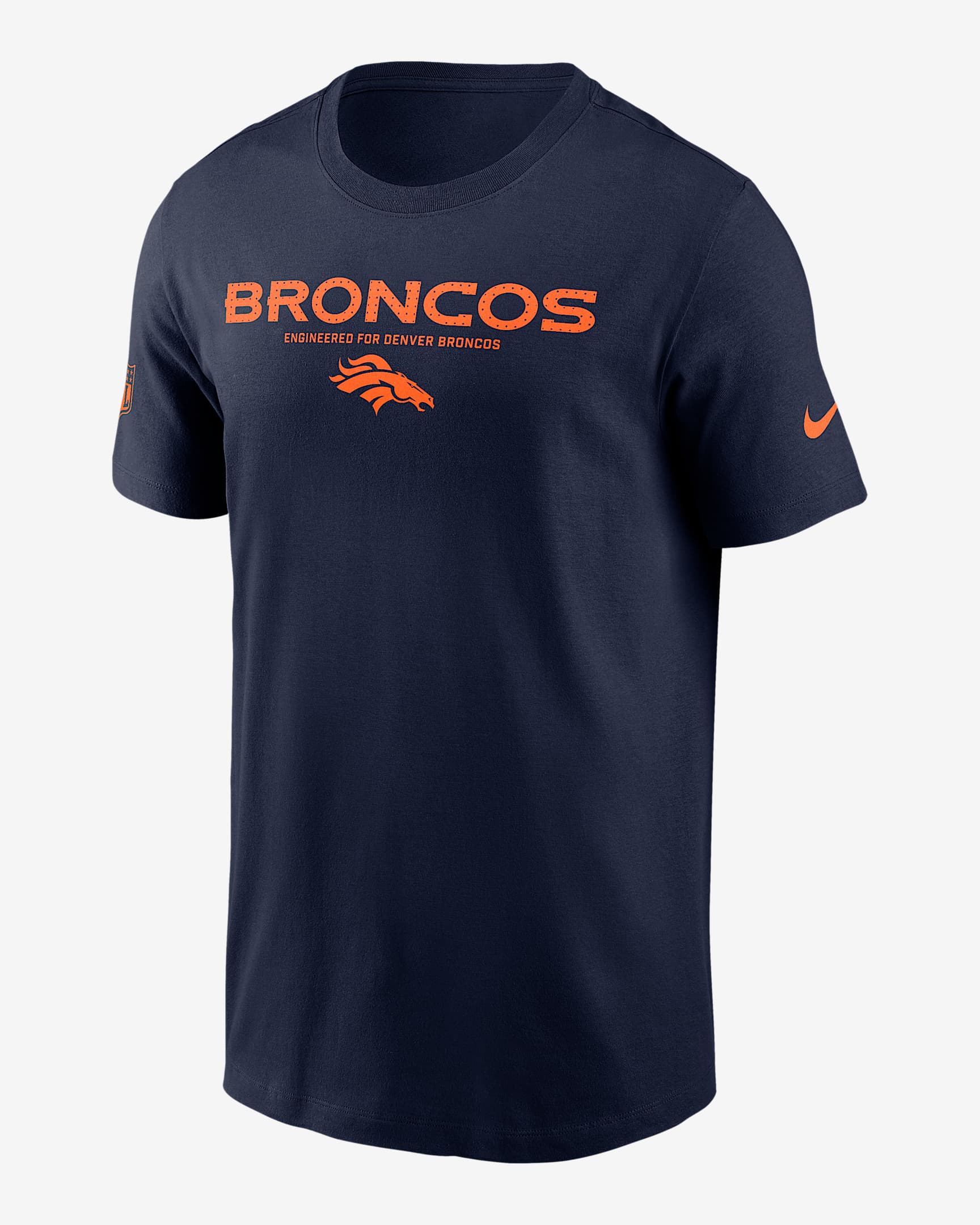 Denver Broncos Sideline Team Issue Men's Nike Dri-FIT NFL T-Shirt - Navy