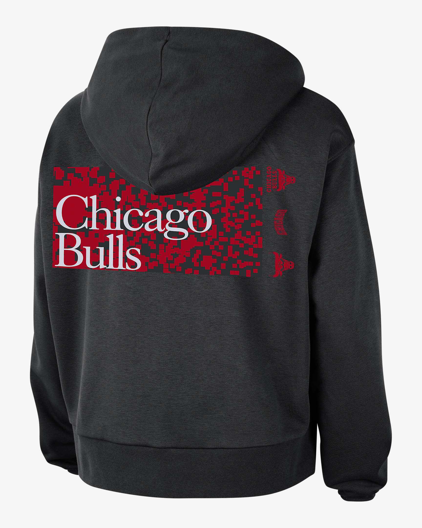 Felpa con cappuccio Chicago Bulls Standard Issue Nike Dri-FIT NBA – Donna - Nero