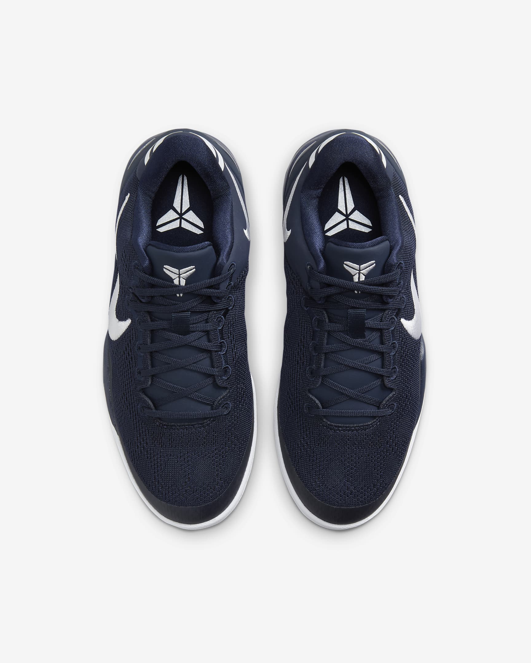 Kobe 8 Big Kids' Basketball Shoes - College Navy/College Navy/White