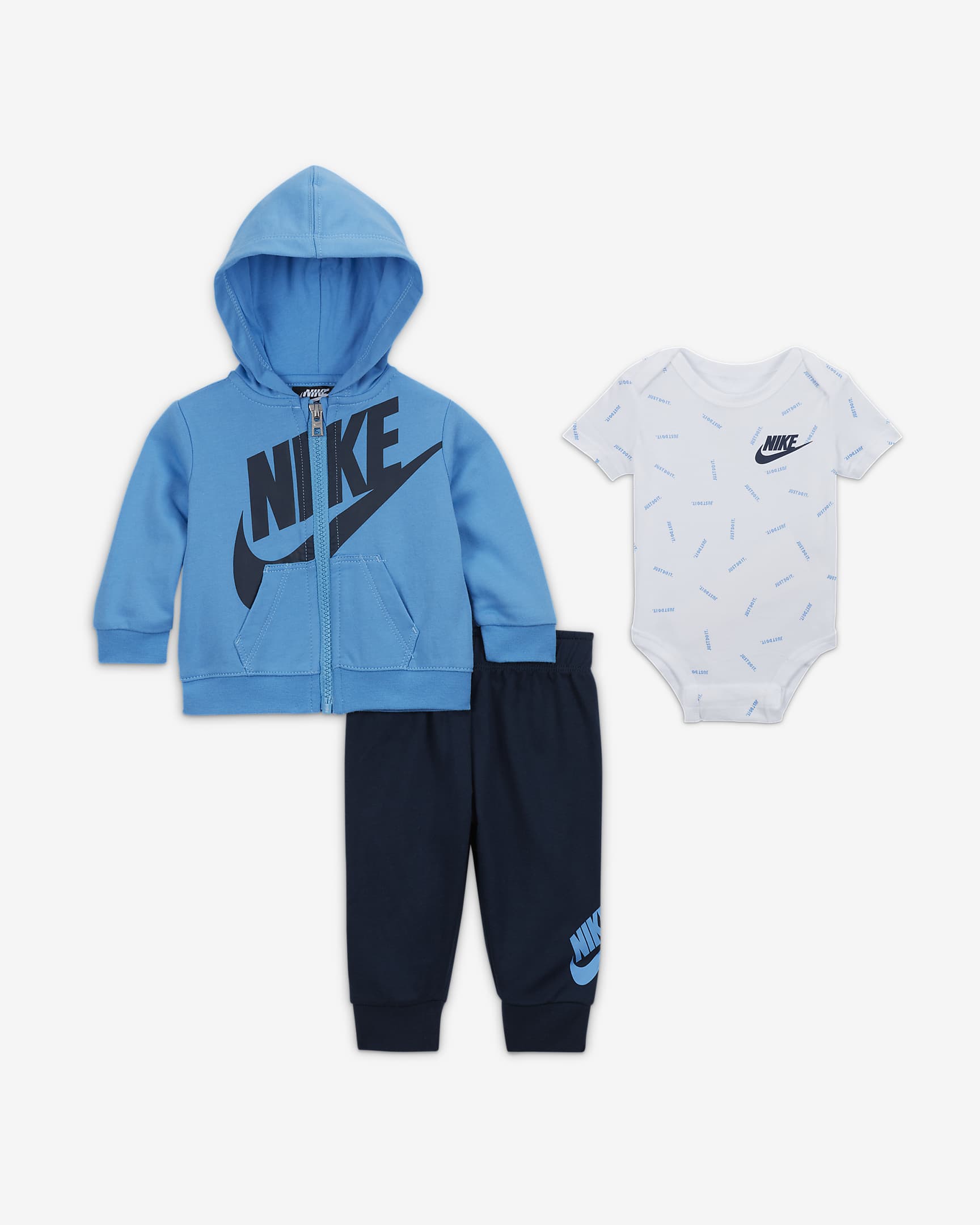 Nike Baby (3–6M) Just Do It 3-Piece Trousers Set. Nike UK