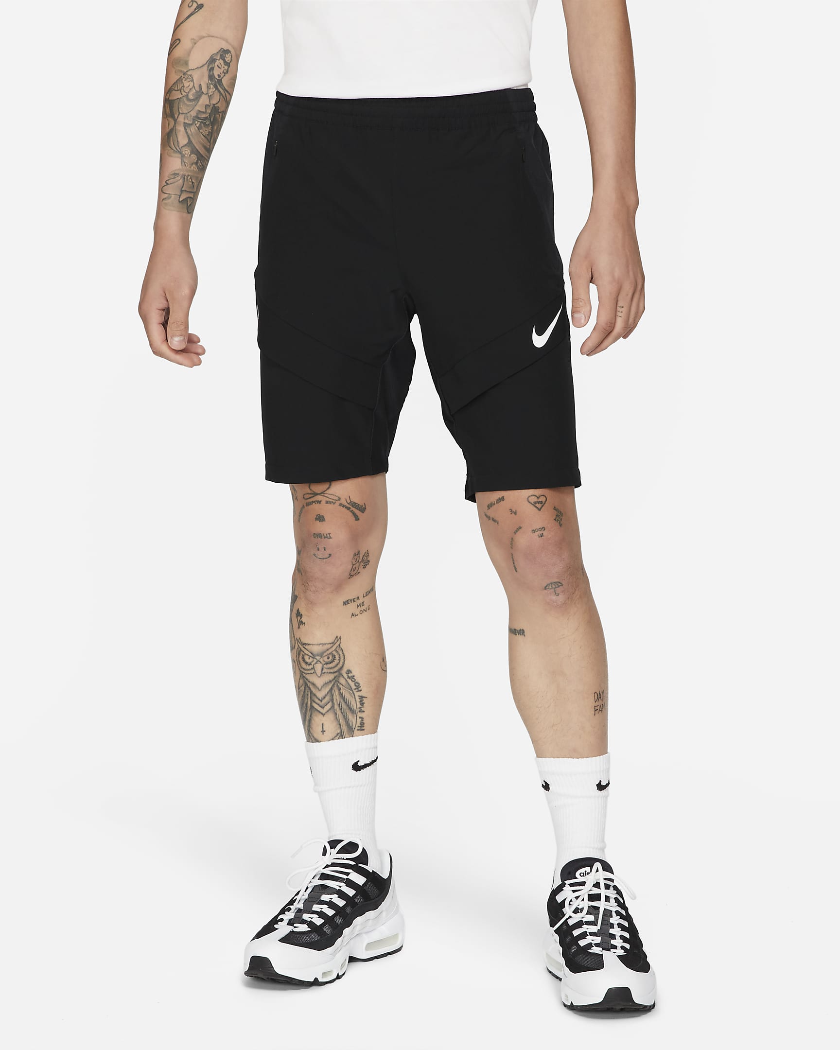 Nike F.C. Elite Men's Woven Soccer Shorts - Black/Black/White