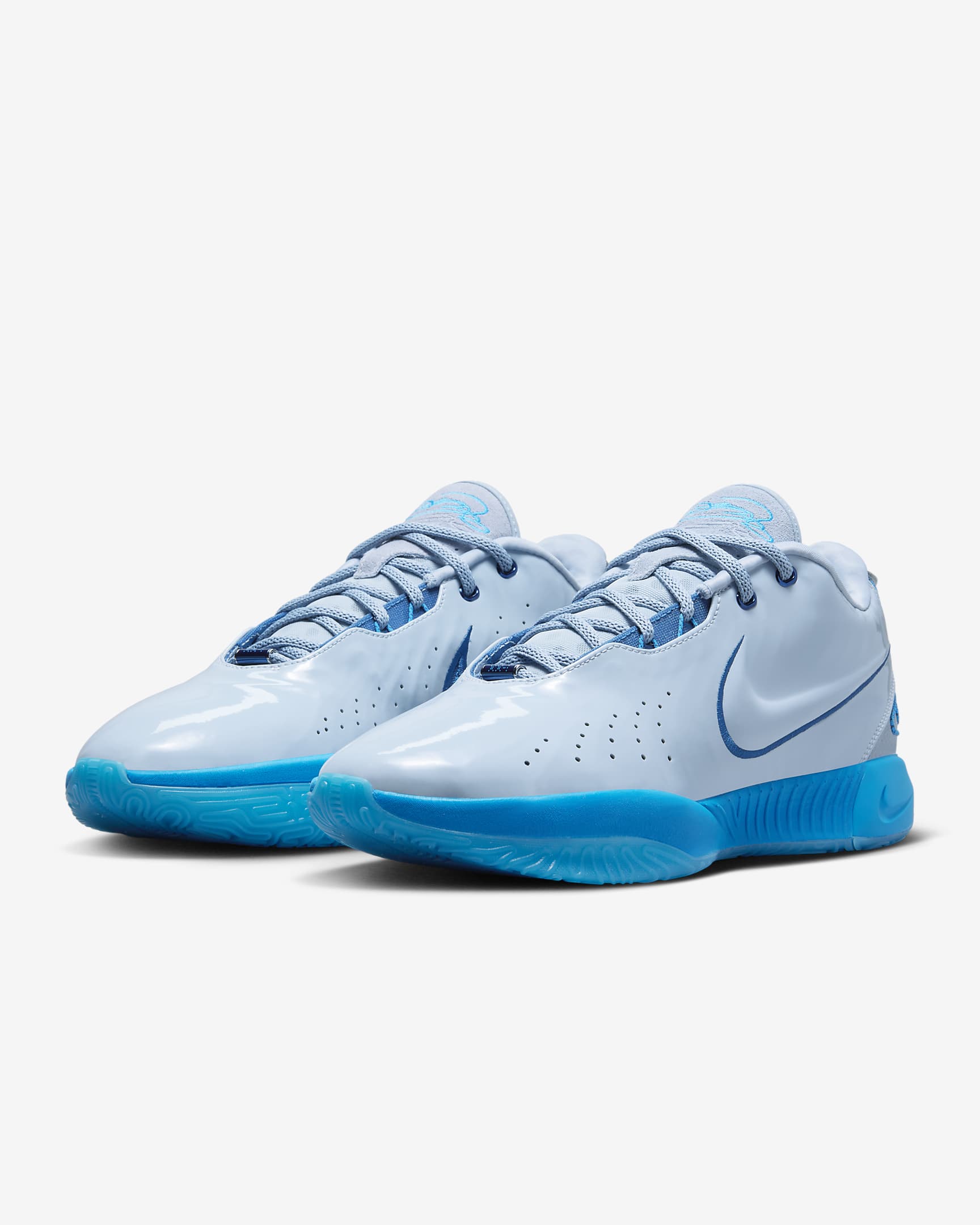 Calzado de básquetbol LeBron XXI - Azul militar claro/Azul héroe/Azul glacial/Azul cancha