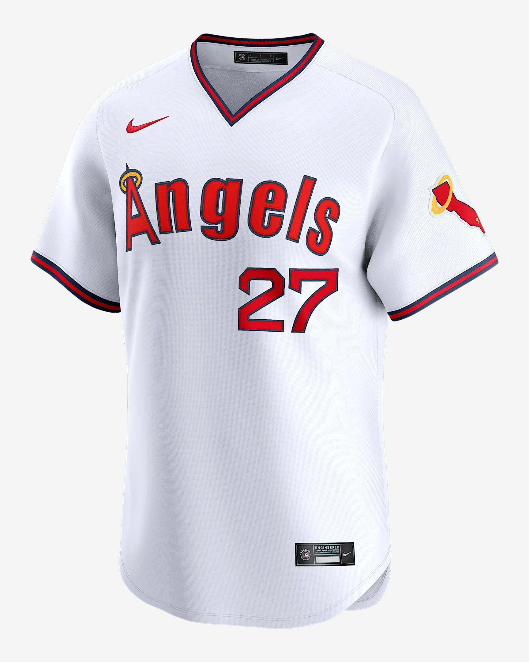 Mike Trout Los Angeles Angels Men's Nike Dri-FIT ADV MLB Limited Jersey - White