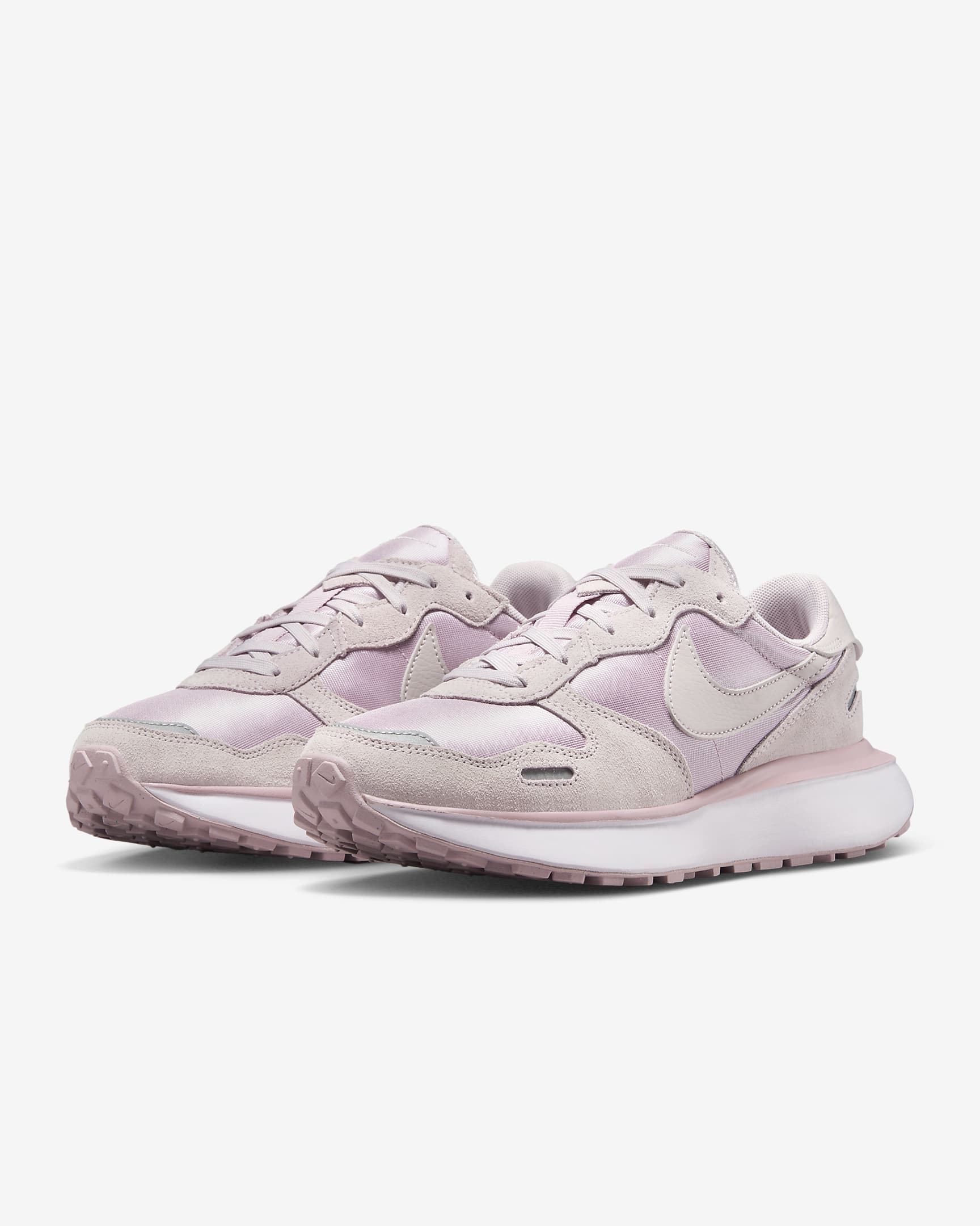 Tenis para mujer Nike Phoenix Waffle - Tiza ciruela/Violeta claro/Plata metalizado/Violeta platino