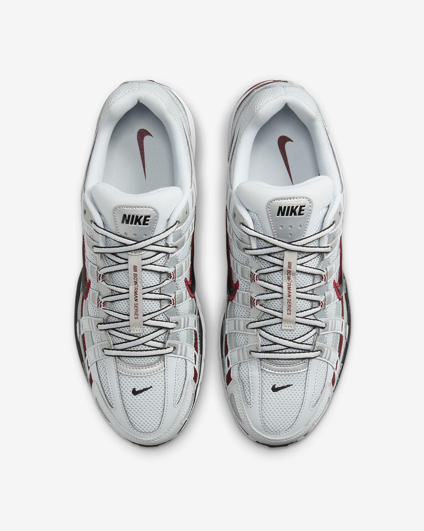 Nike P-6000 Schuh - Pure Platinum/Metallic Platinum/Weiß/Dark Team Red