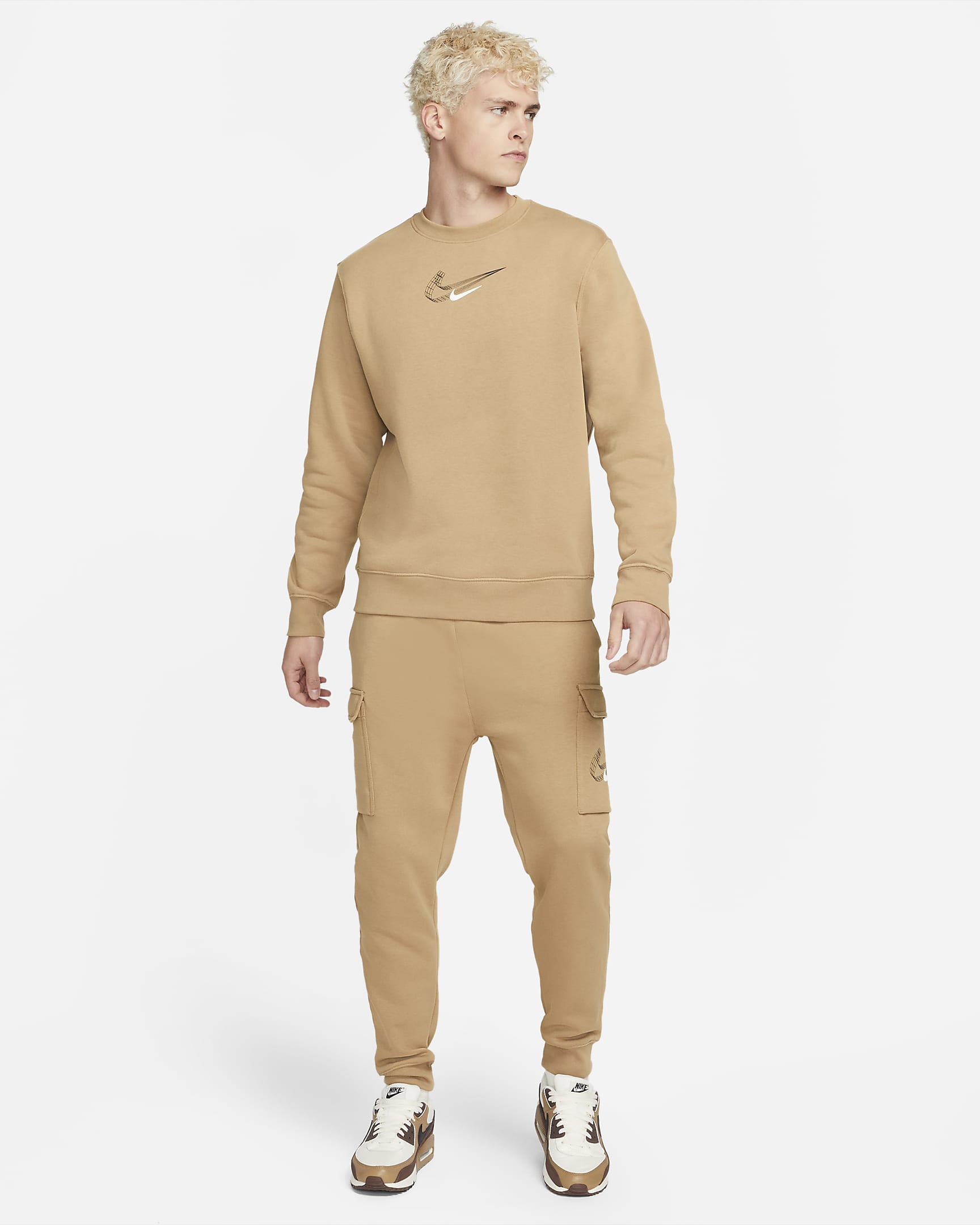 Nike Sportswear Men's Fleece Cargo Trousers. Nike CA