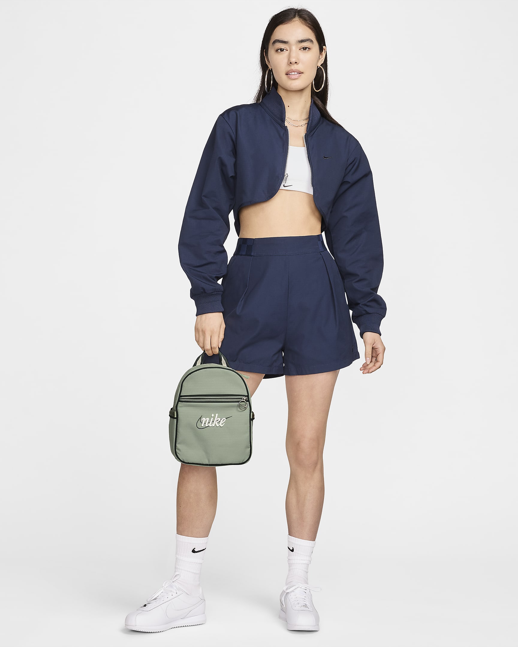 Nike Sportswear Futura 365 Mini Backpack (6L) - Jade Horizon/Vintage Green/Summit White