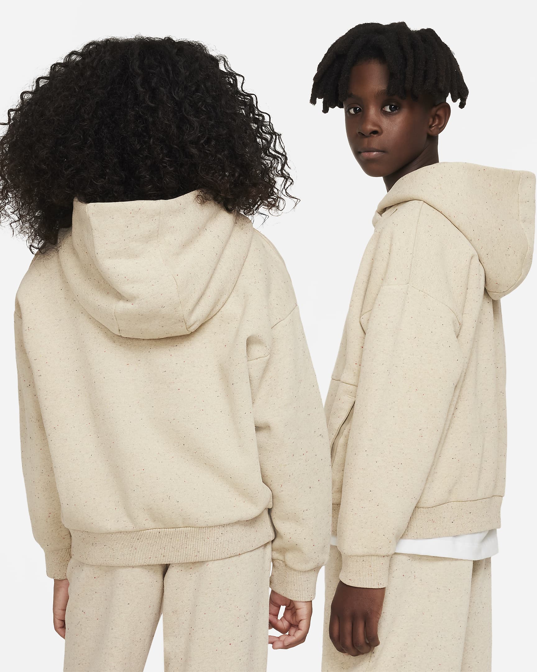 Nike Sportswear Icon Fleece Older Kids' Oversized Pullover Hoodie. Nike HR