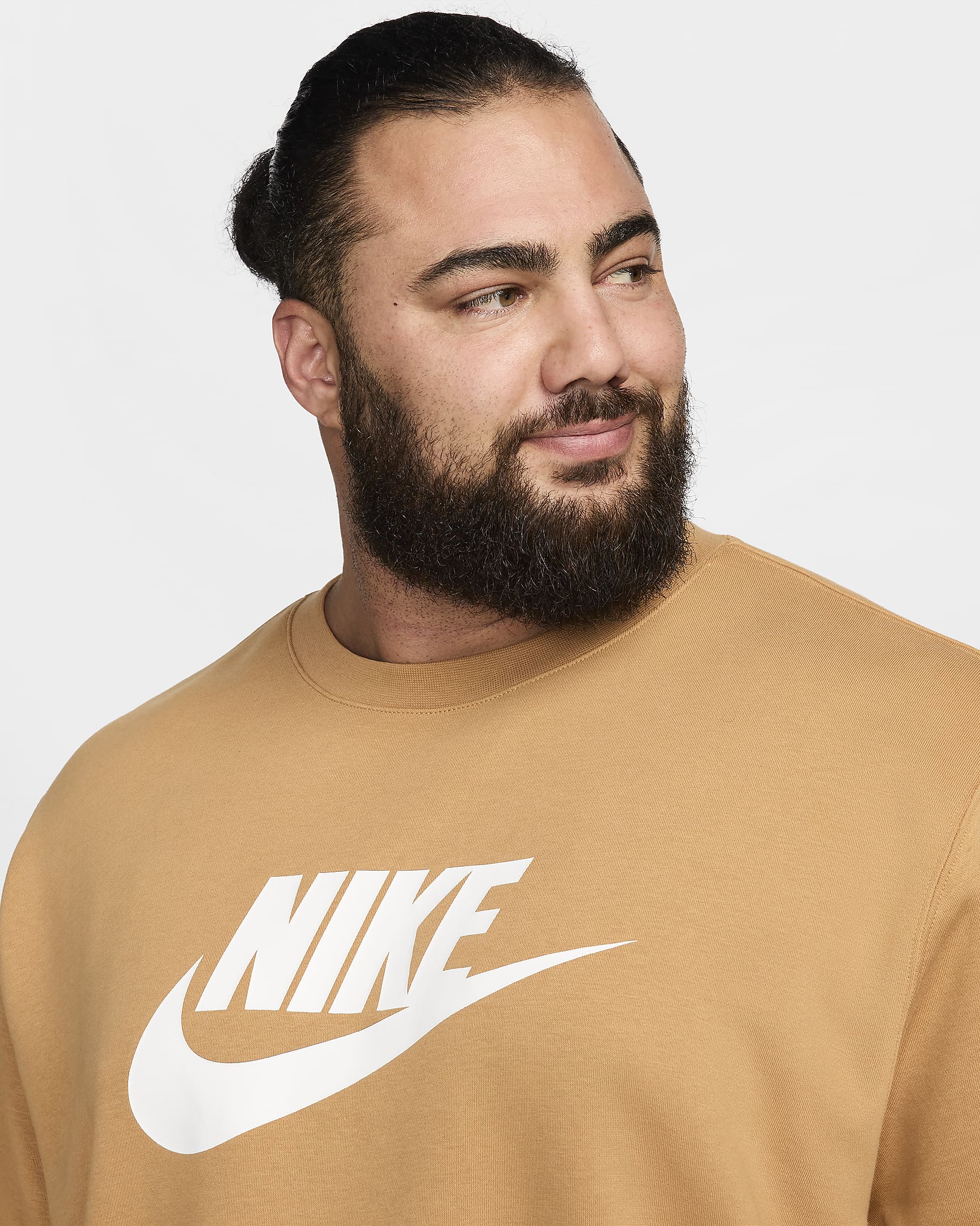 Sudadera con gráfico para hombre Nike Sportswear Club Fleece - Lino