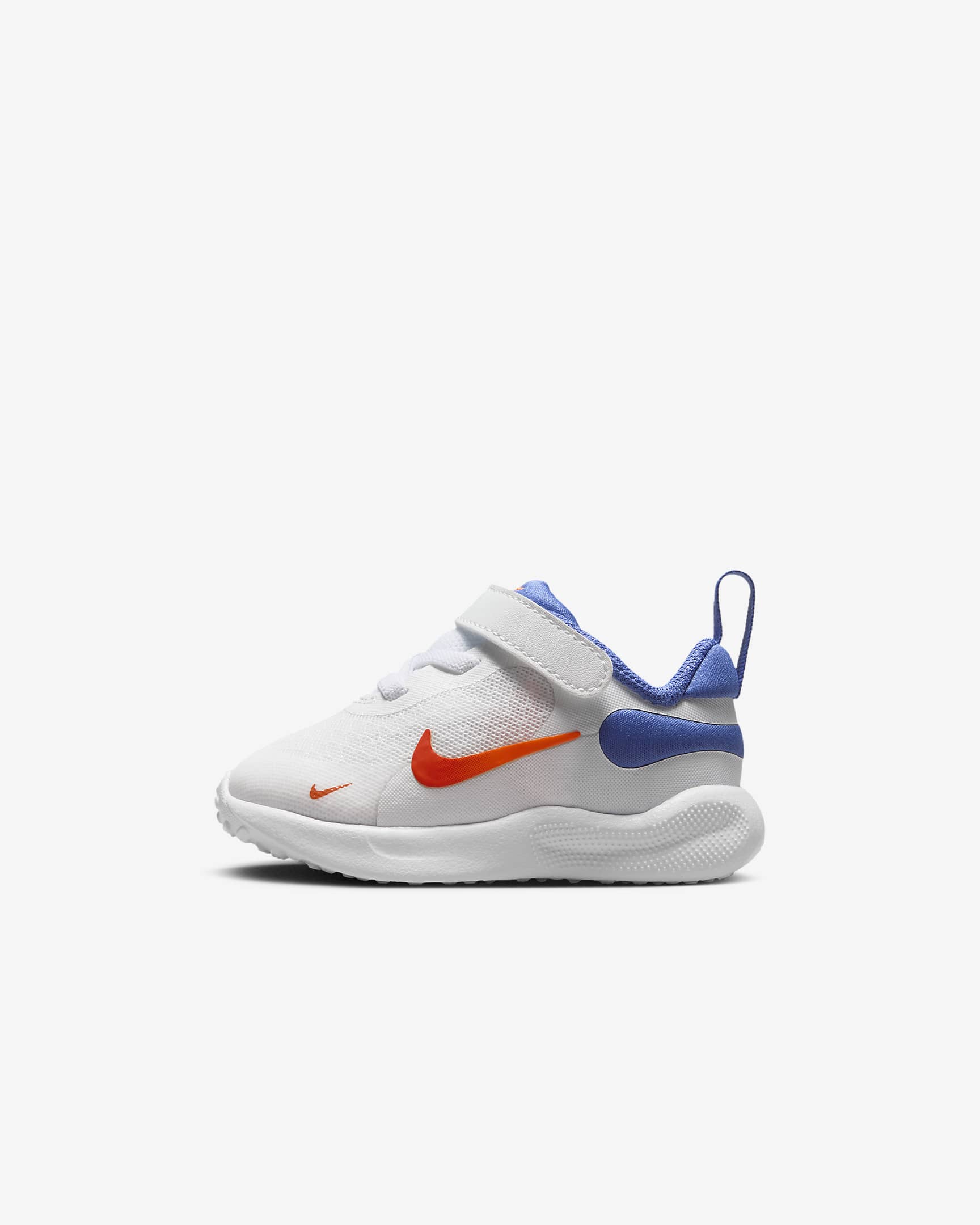 Nike Revolution 7 嬰幼兒鞋款 - 白色/Astronomy Blue/Total Orange/Team Orange