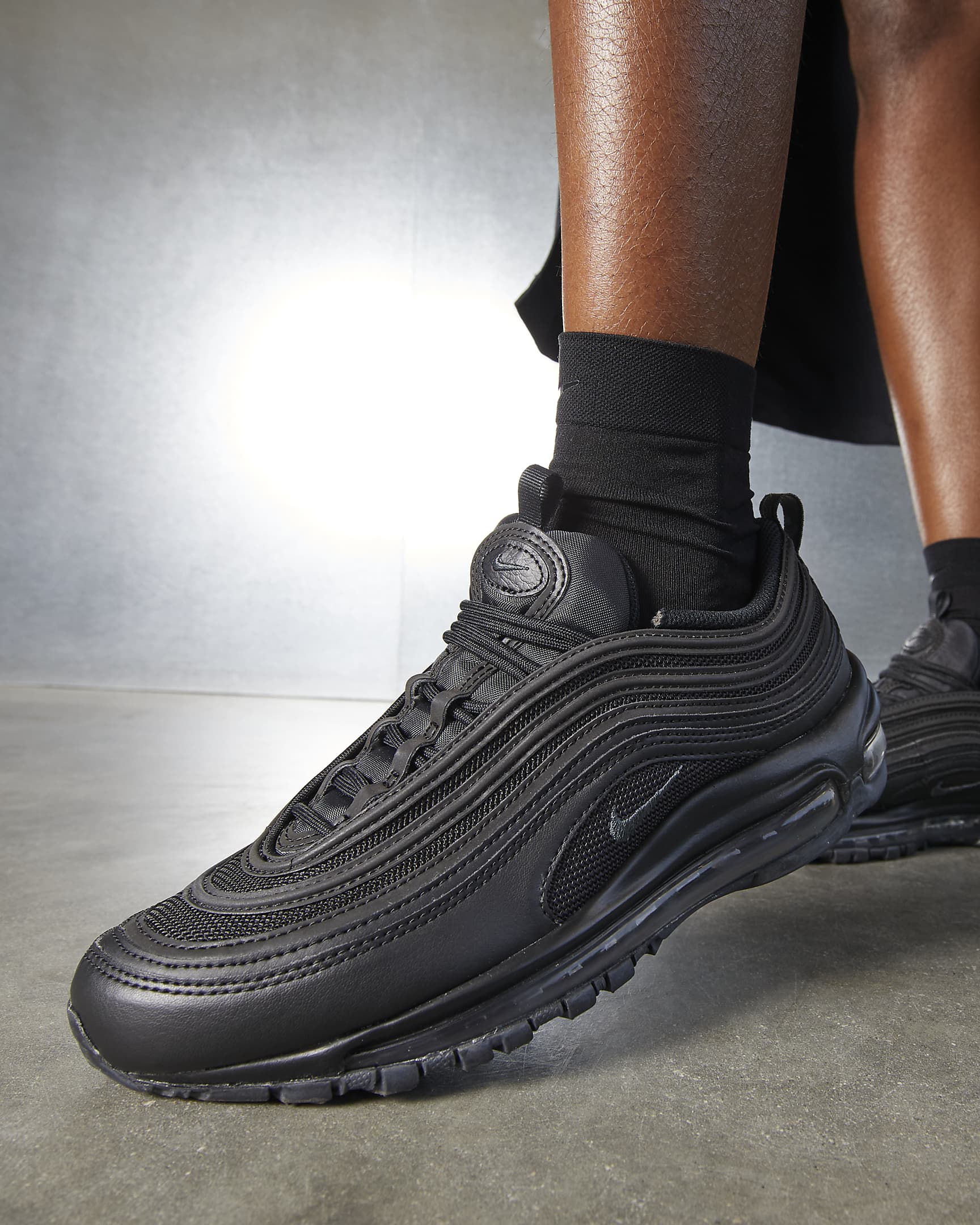 Nike Air Max 97 Women's Shoes - Black/Black/Dark Smoke Grey