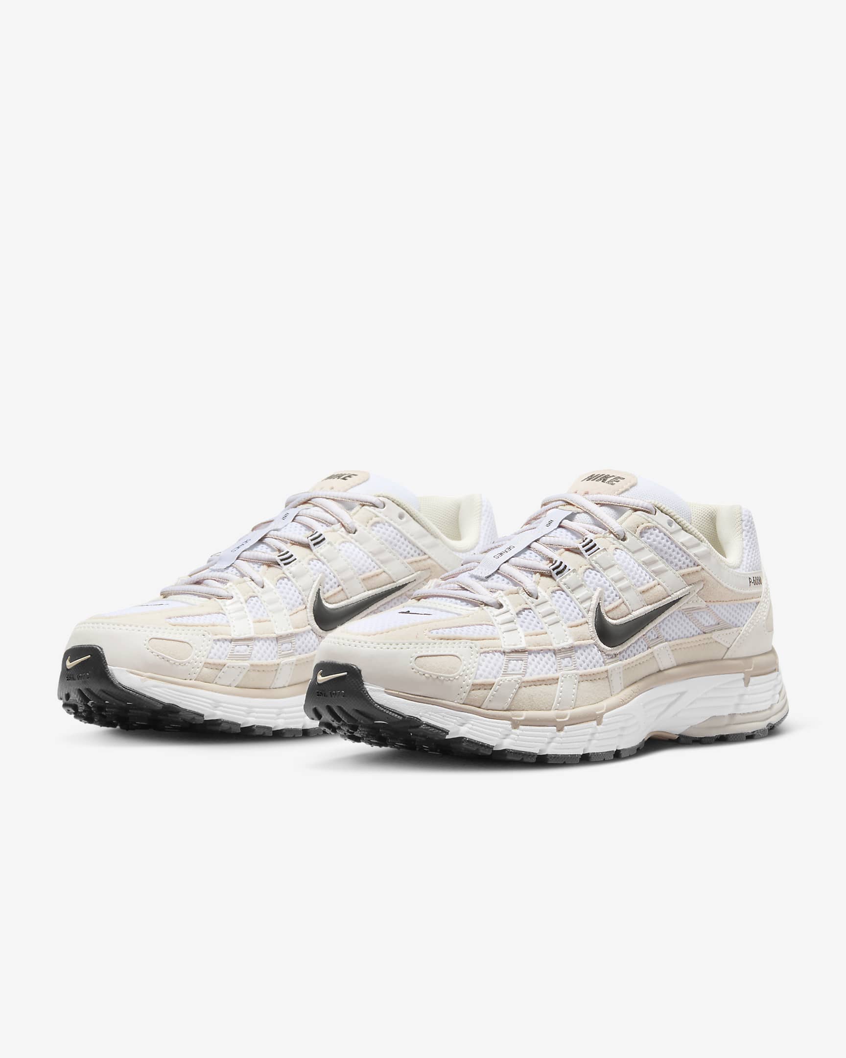 Nike P-6000 Shoes - Light Orewood Brown/White/Metallic Summit White/Black