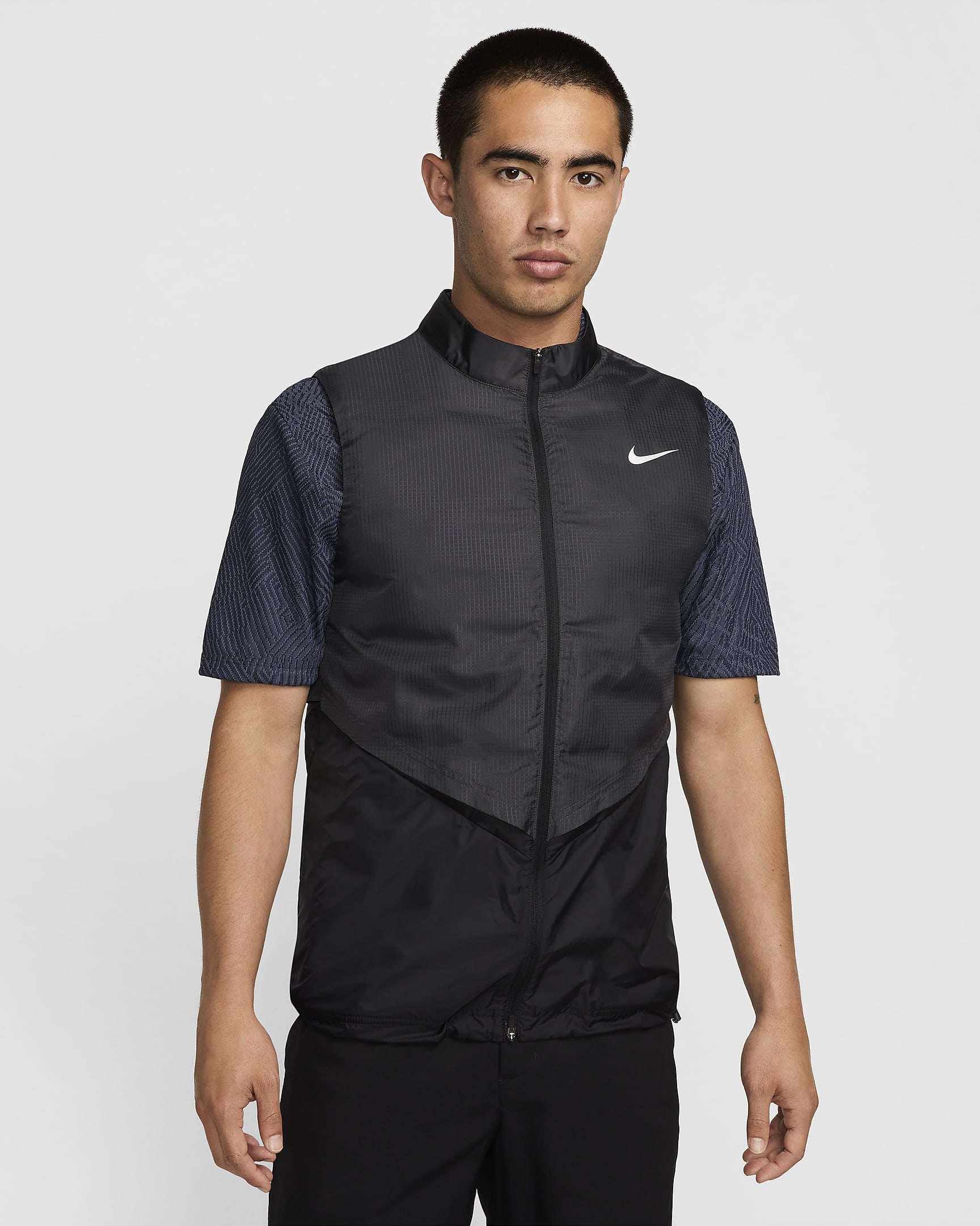 Nike Men's Therma-FIT ADV Repel Golf Vest - Black/Anthracite/White