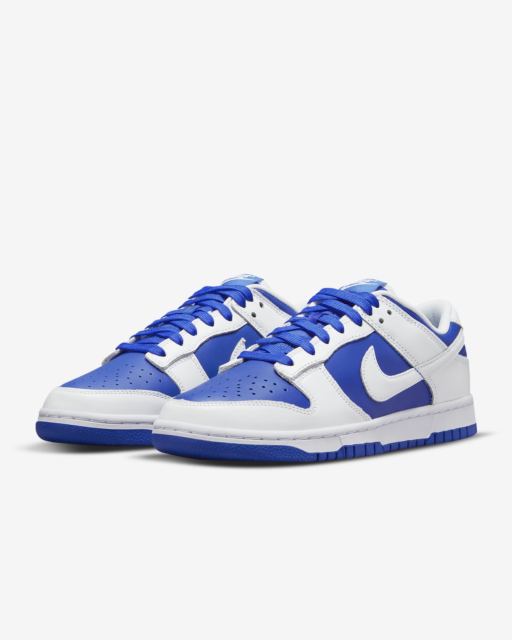 Nike Dunk Low Retro Men's Shoes - Racer Blue/White/Racer Blue