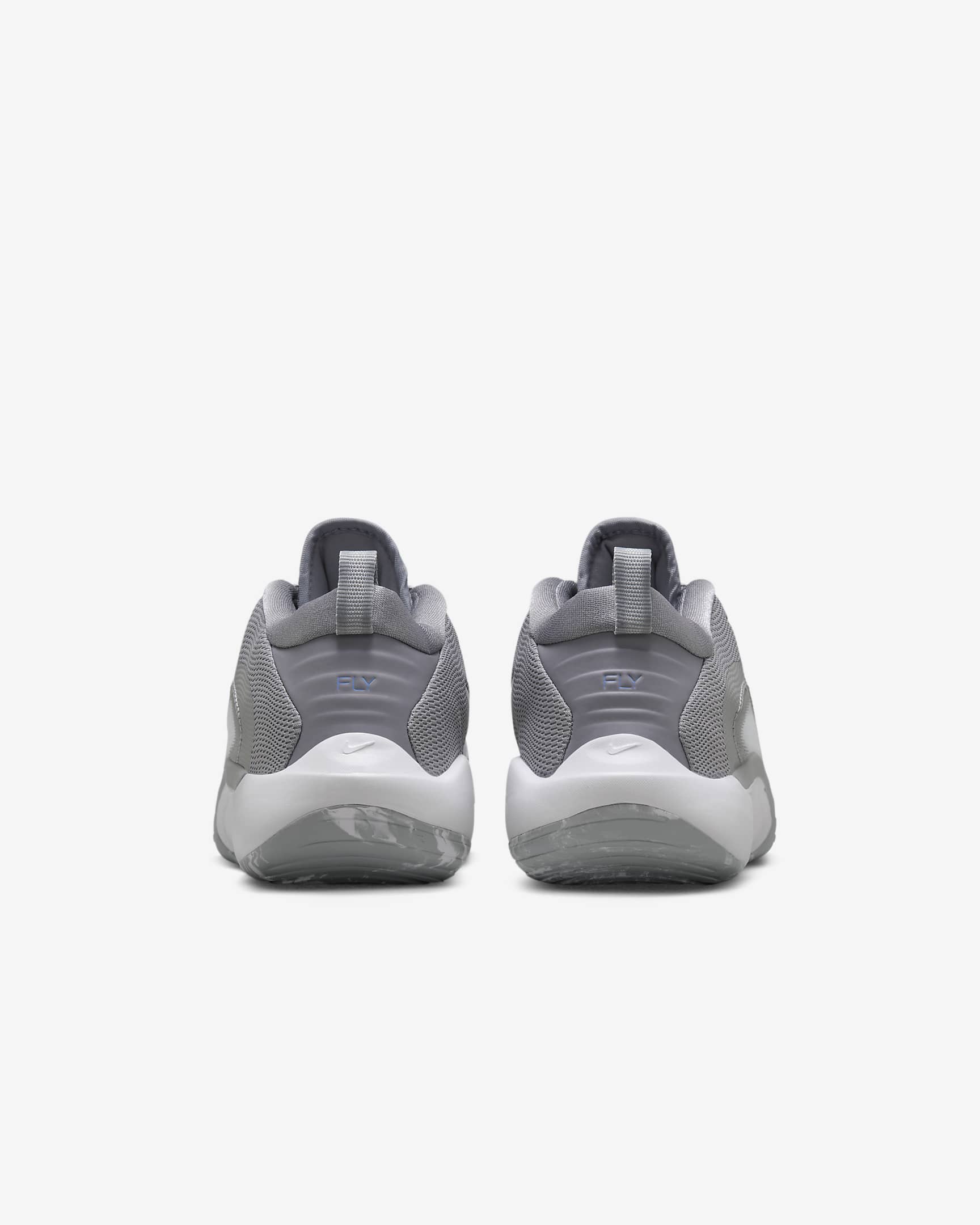 Tenis de básquetbol para niños grandes Nike IsoFly - Gris cemento/Gris humo claro/Platino puro/Royal pulso