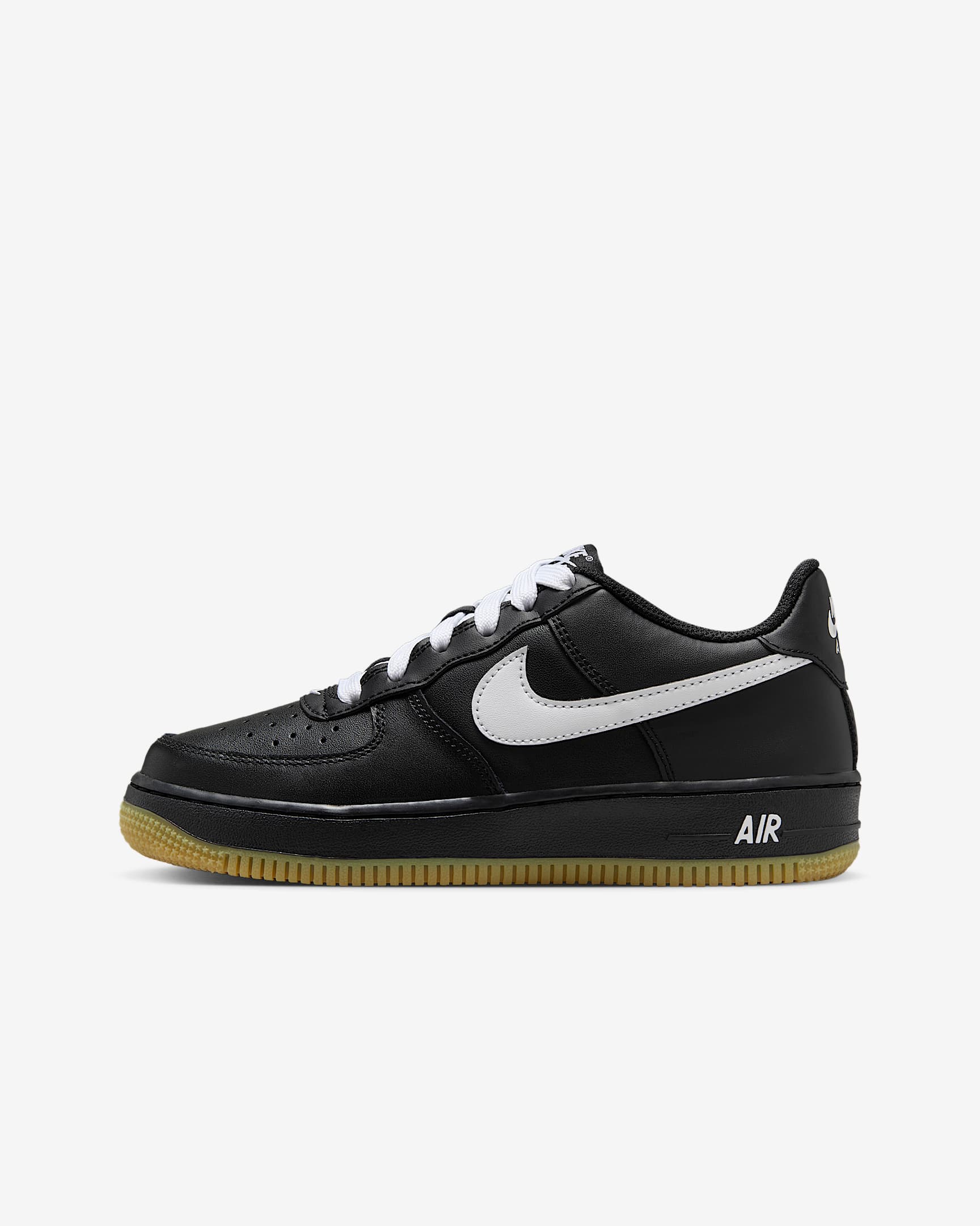 Baskets Nike Air Force 1 LV8 Unisexe - Plusieurs Tailles (35,5 à 40) - Cuir Noir - Neuf Avec Emballage