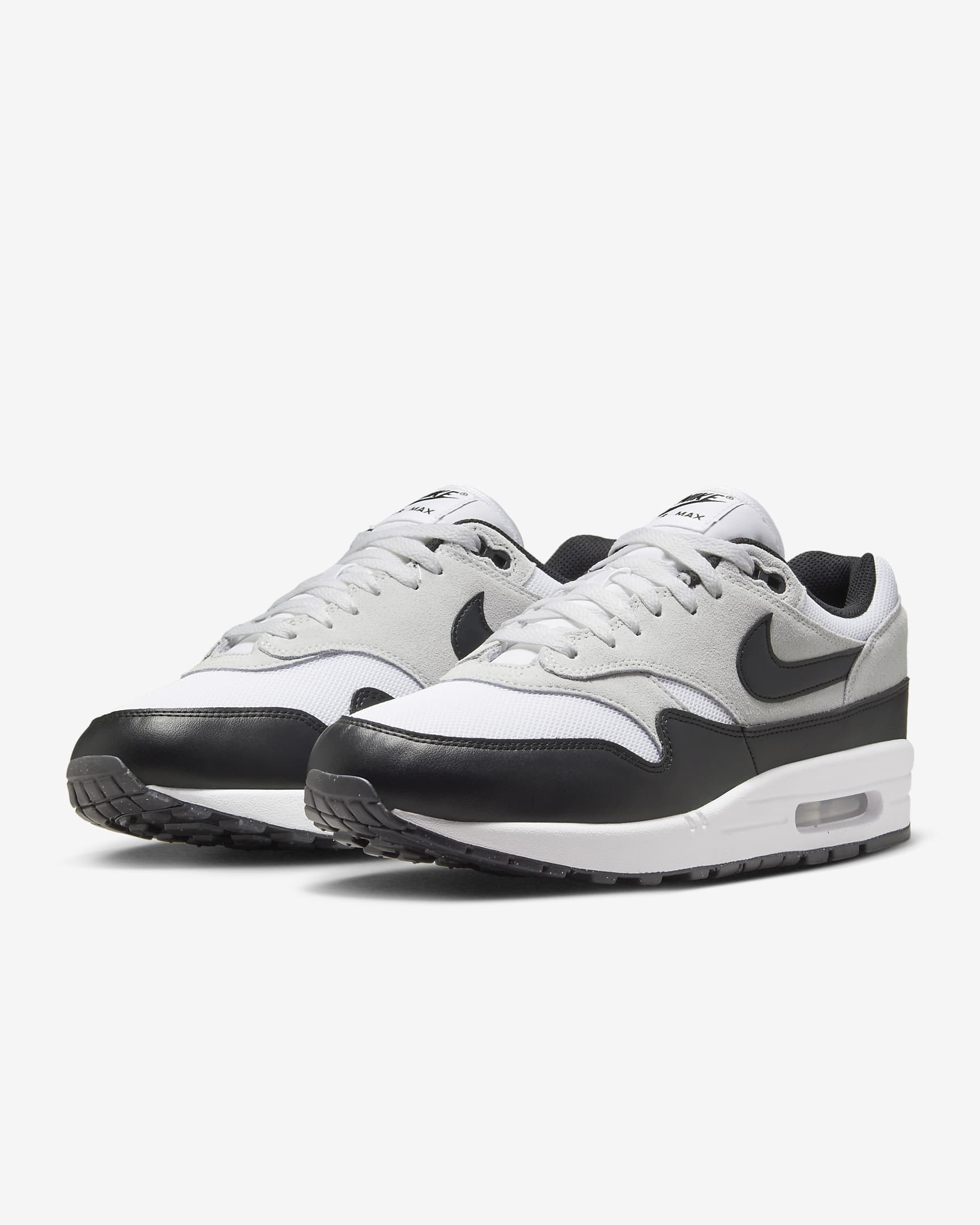 Chaussures Nike Air Max 1 Essential pour homme - Blanc/Pure Platinum/Noir