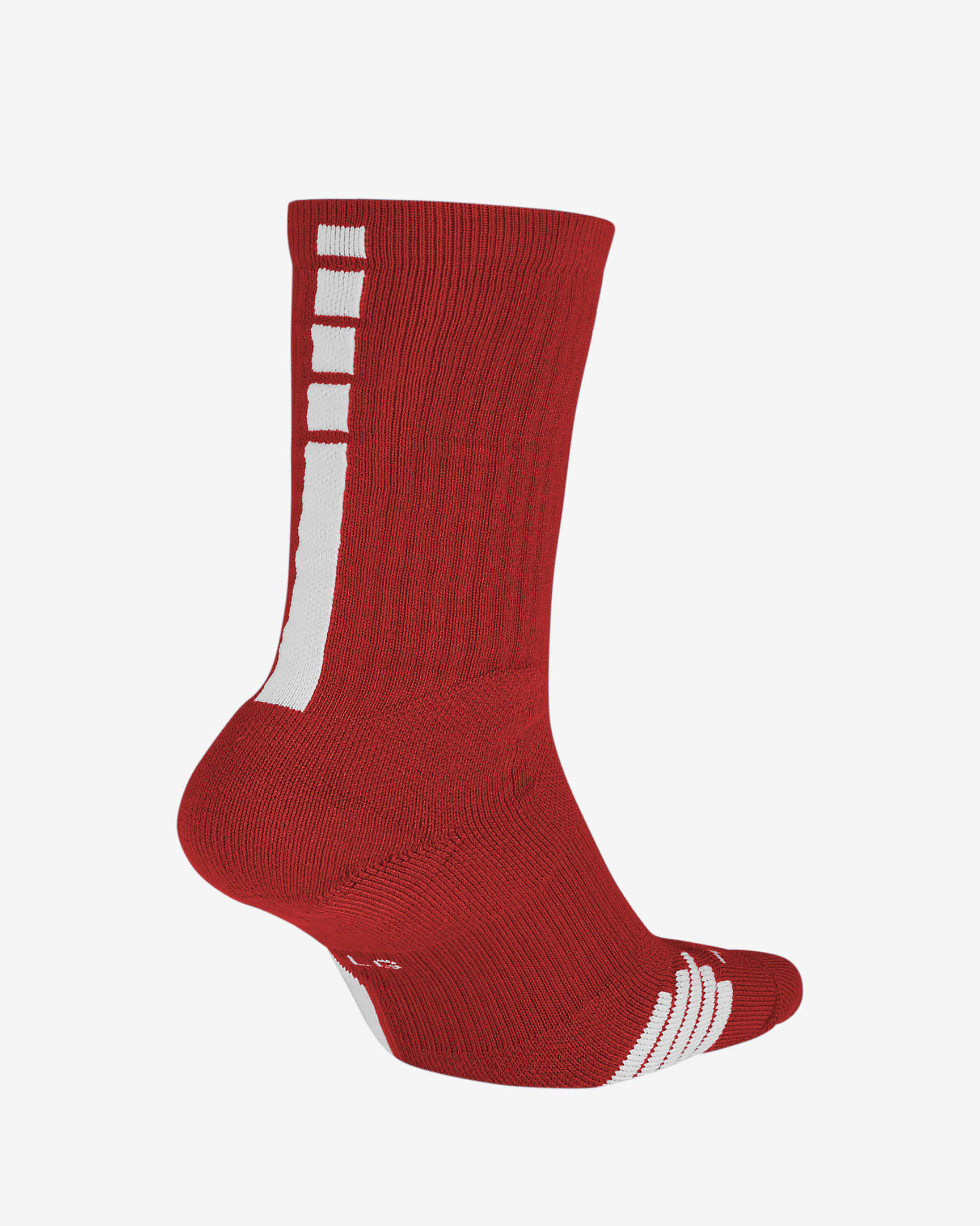 Nike Elite Crew Basketball Socks - University Red/White/White