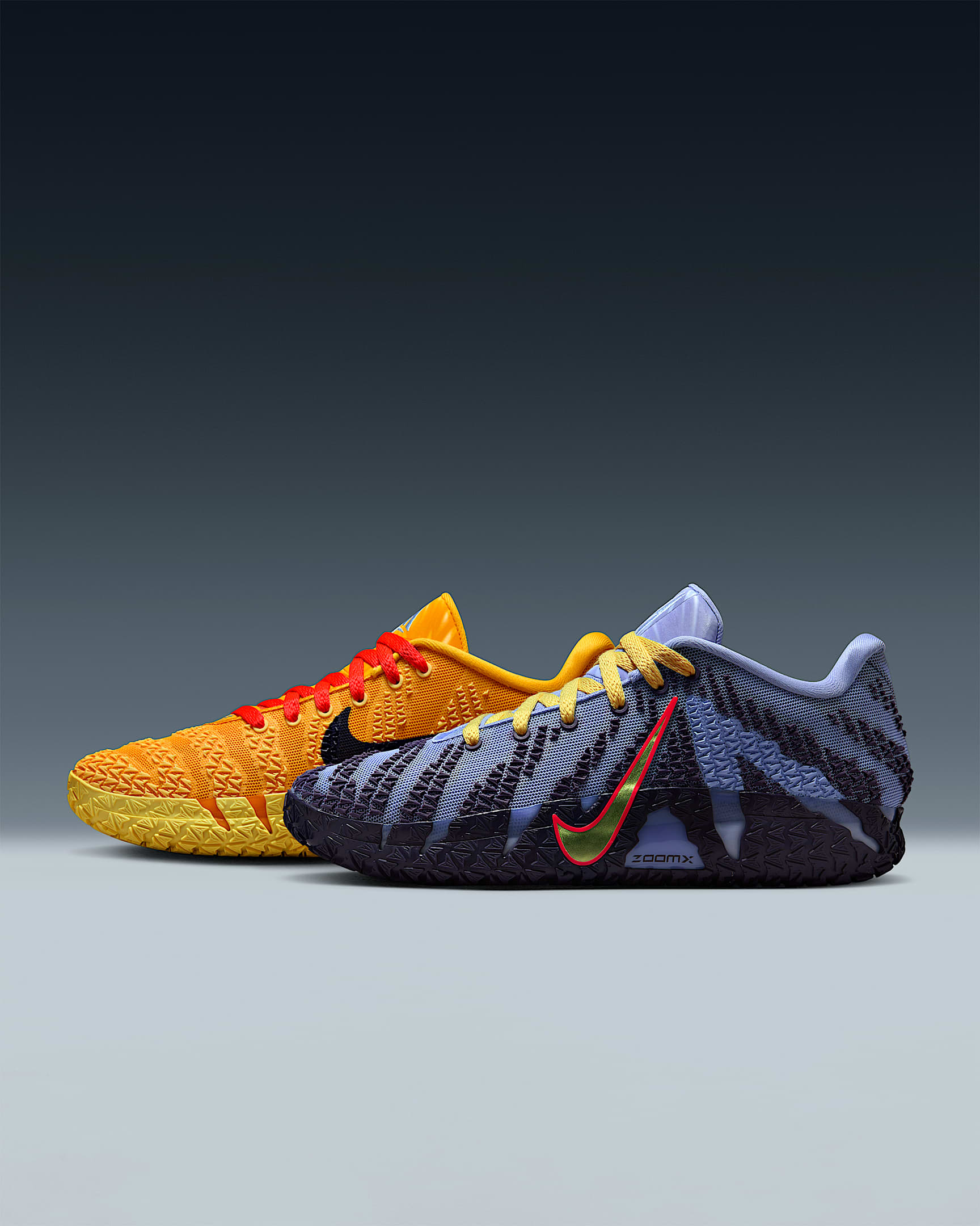 JA 3 'Channel 12' Basketball Shoes - University Gold/Purple Dynasty/Volt Tint/Soft Yellow