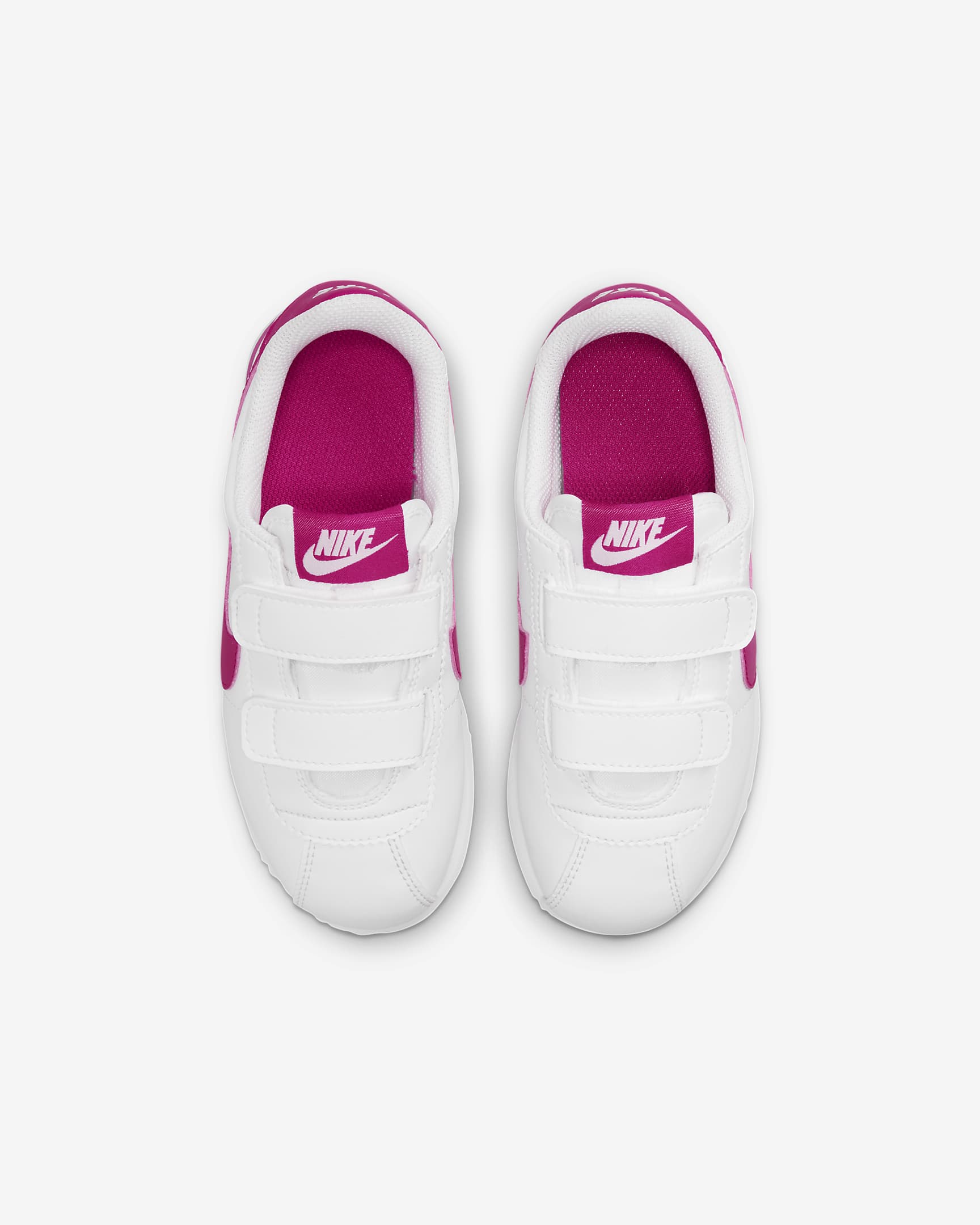 Nike Cortez Basic SL Younger Kids' Shoes - White/Pink Prime