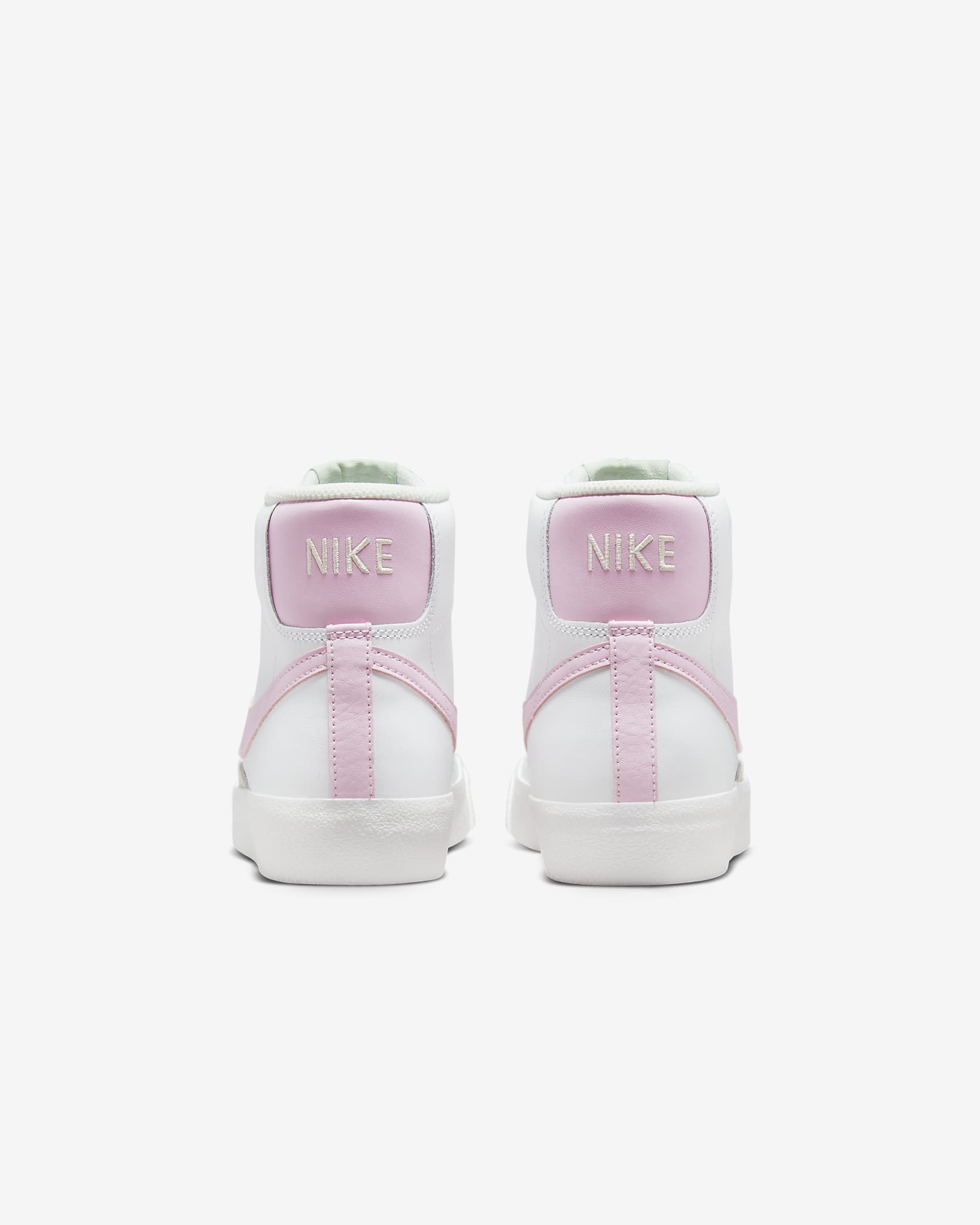 Tenis para niños grandes Nike Blazer Mid '77 - Blanco cumbre/Leche de coco/Pulpa dulce/Espuma rosa