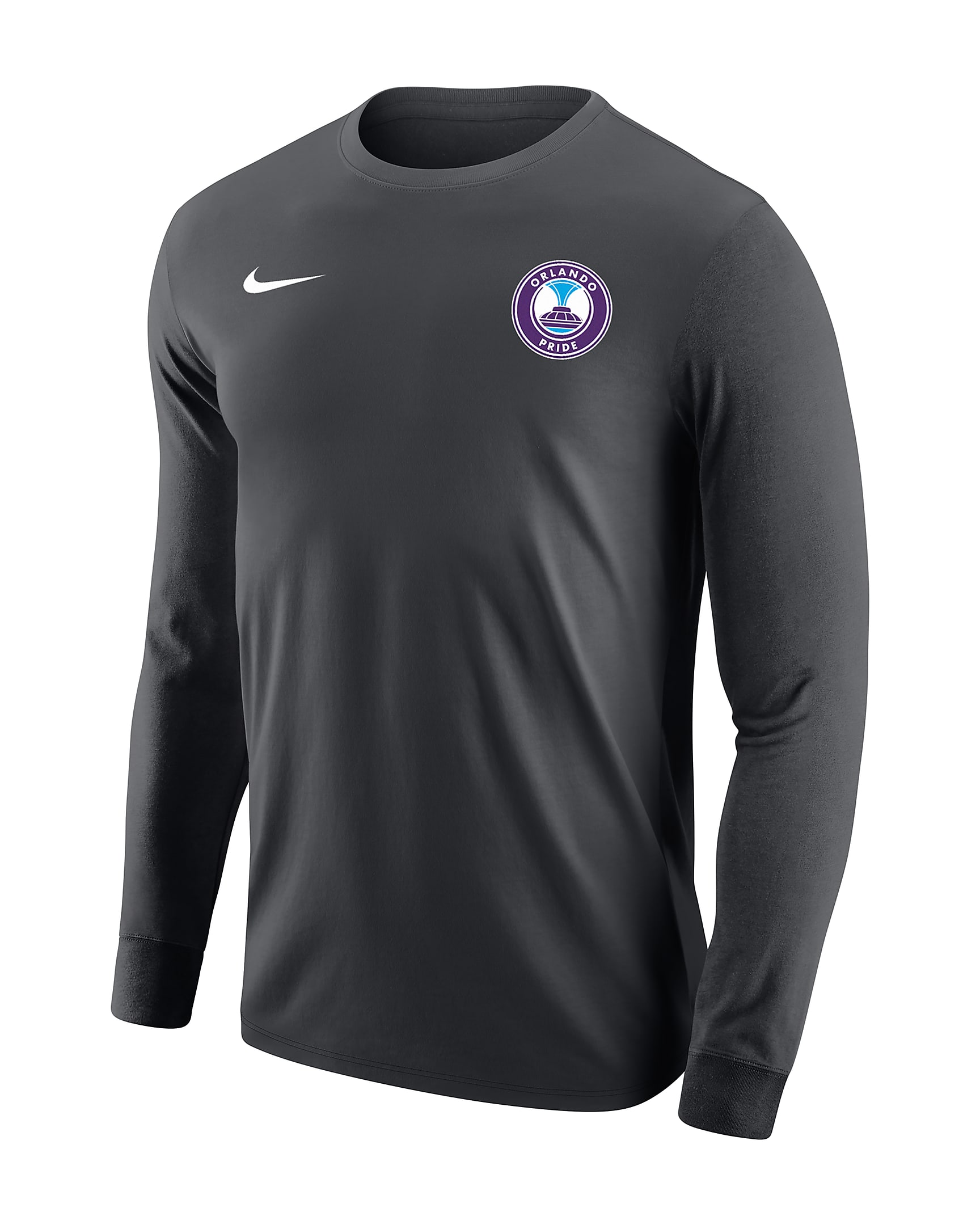 Orlando Pride Men's Nike Soccer Long-Sleeve T-Shirt - Anthracite