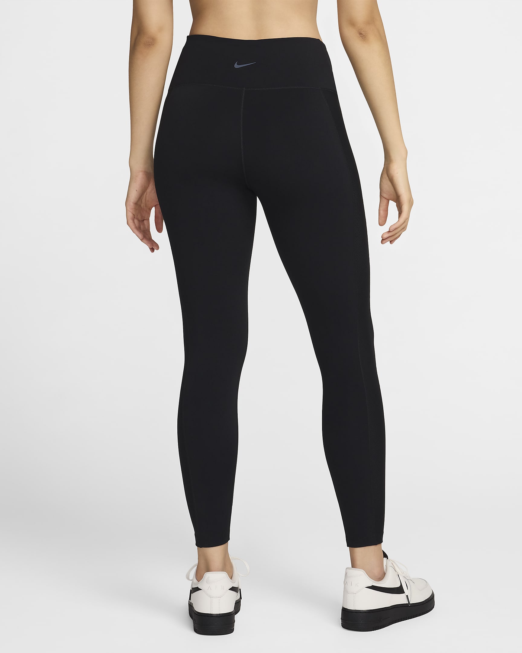 Nike One Wrap Women's High-Waisted 7/8 Leggings - Black/Cool Grey