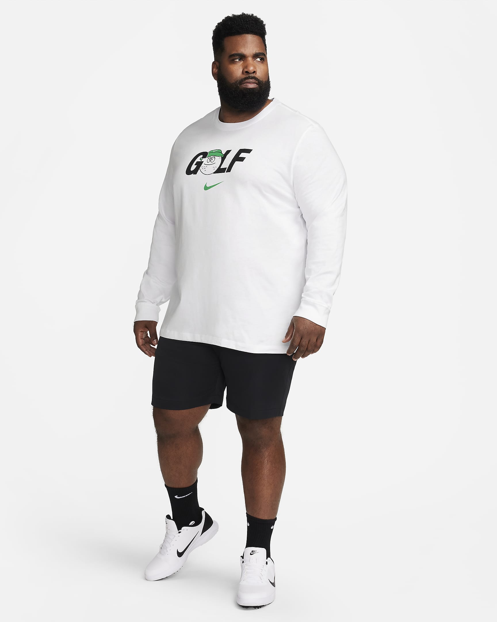 Nike Men's Long-Sleeve Golf T-Shirt. Nike AT