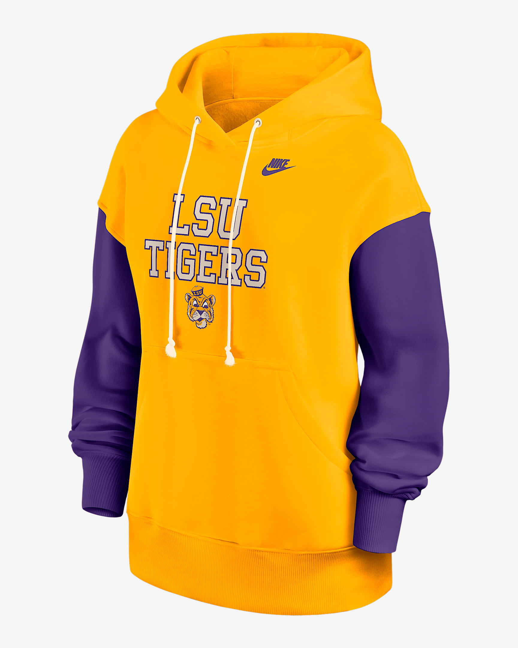 LSU Legacy Phoenix Women's Nike College Pullover Hoodie - Gold