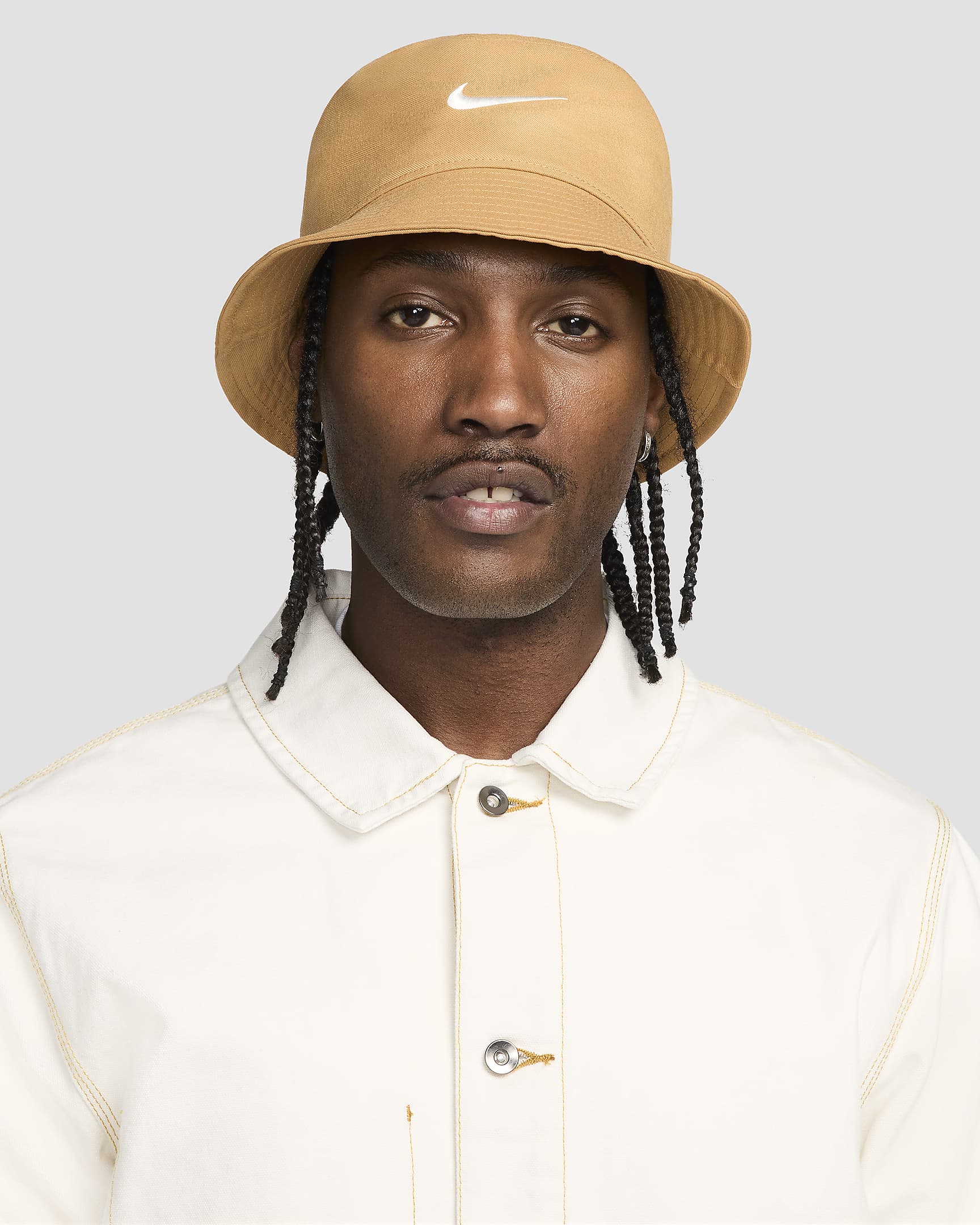 Nike Apex Swoosh Bucket Hat - Flax/Sail