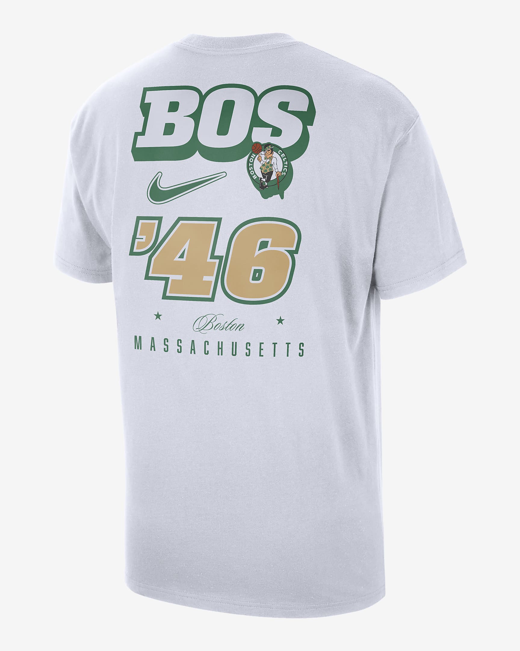 Boston Celtics Courtside Men's Nike NBA T-Shirt - White