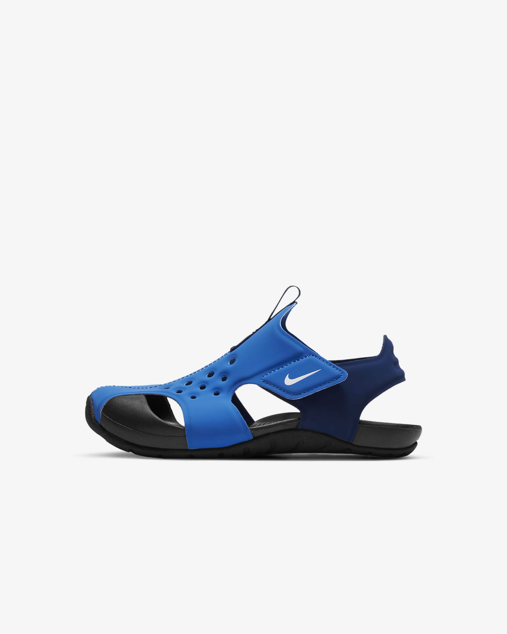 Nike Sunray Protect 2 Küçük Çocuk Sandaleti - Signal Blue/Blue Void/Siyah/Beyaz