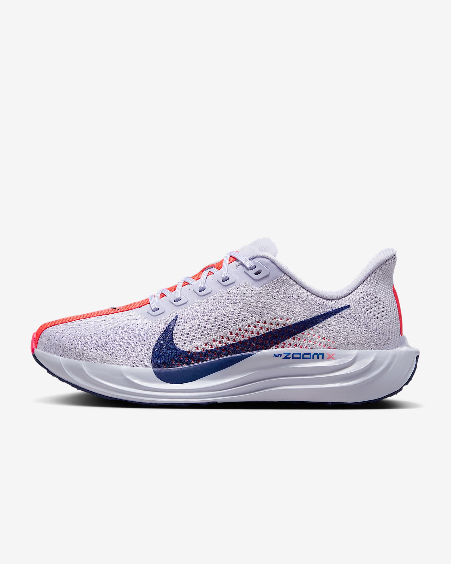 Nike Pegasus Plus hardloopschoenen voor dames (straat) - Ghost/Blue Void/Bright Crimson/Blue Void